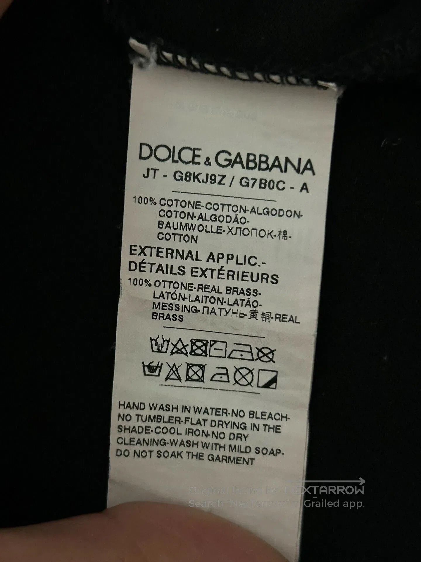 Dolce & Gabbana Dolce & Gabbana Black Short Sleeve T-Shirt. Size US M / EU 48-50 / 2 - 6 Thumbnail
