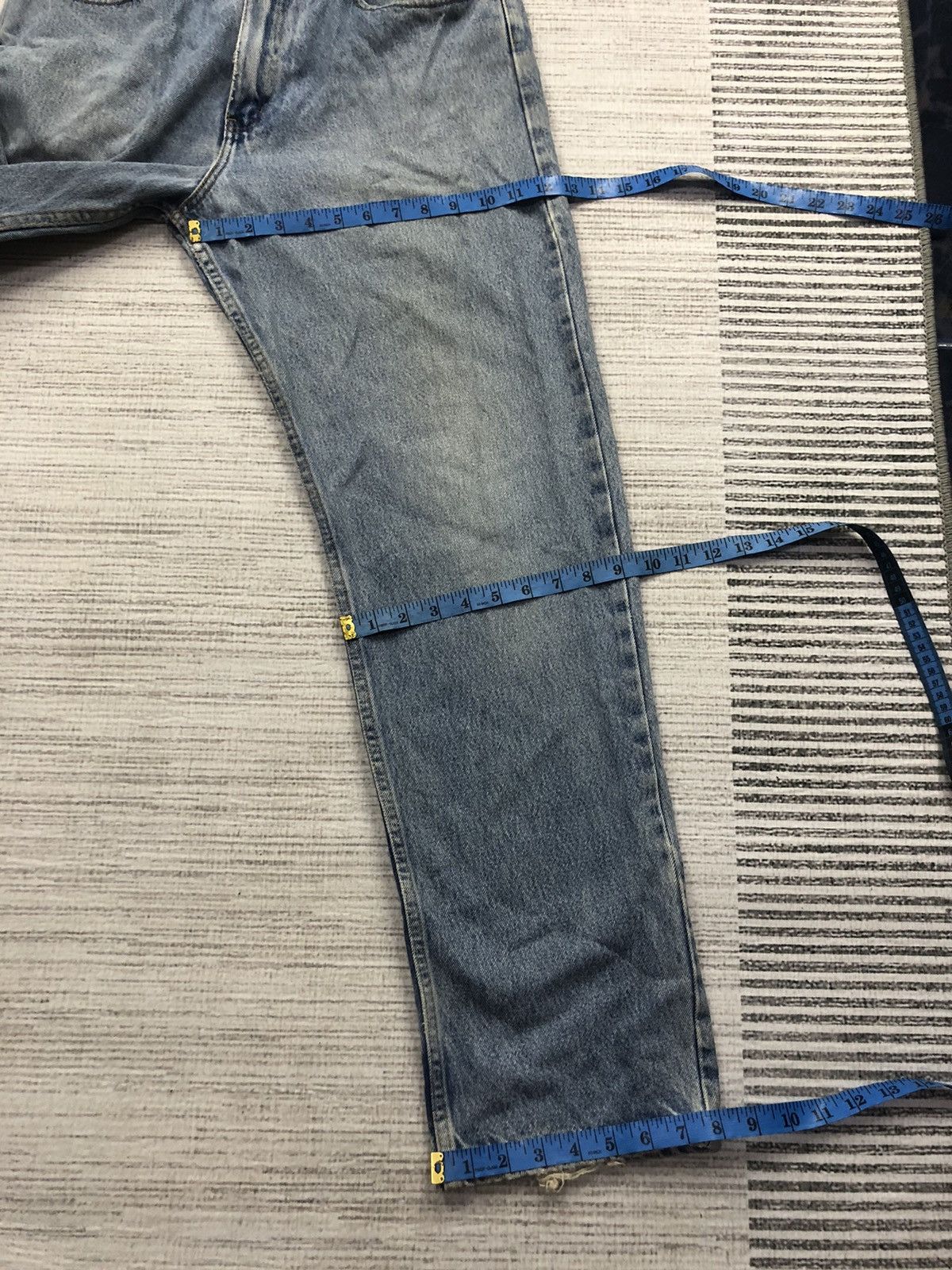 Polo Ralph Lauren × RRL Ralph Lauren × Ralph Lauren Rare Ralph Laurent Distressed Denim Jeans Size US 34 / EU 50 - 9 Thumbnail