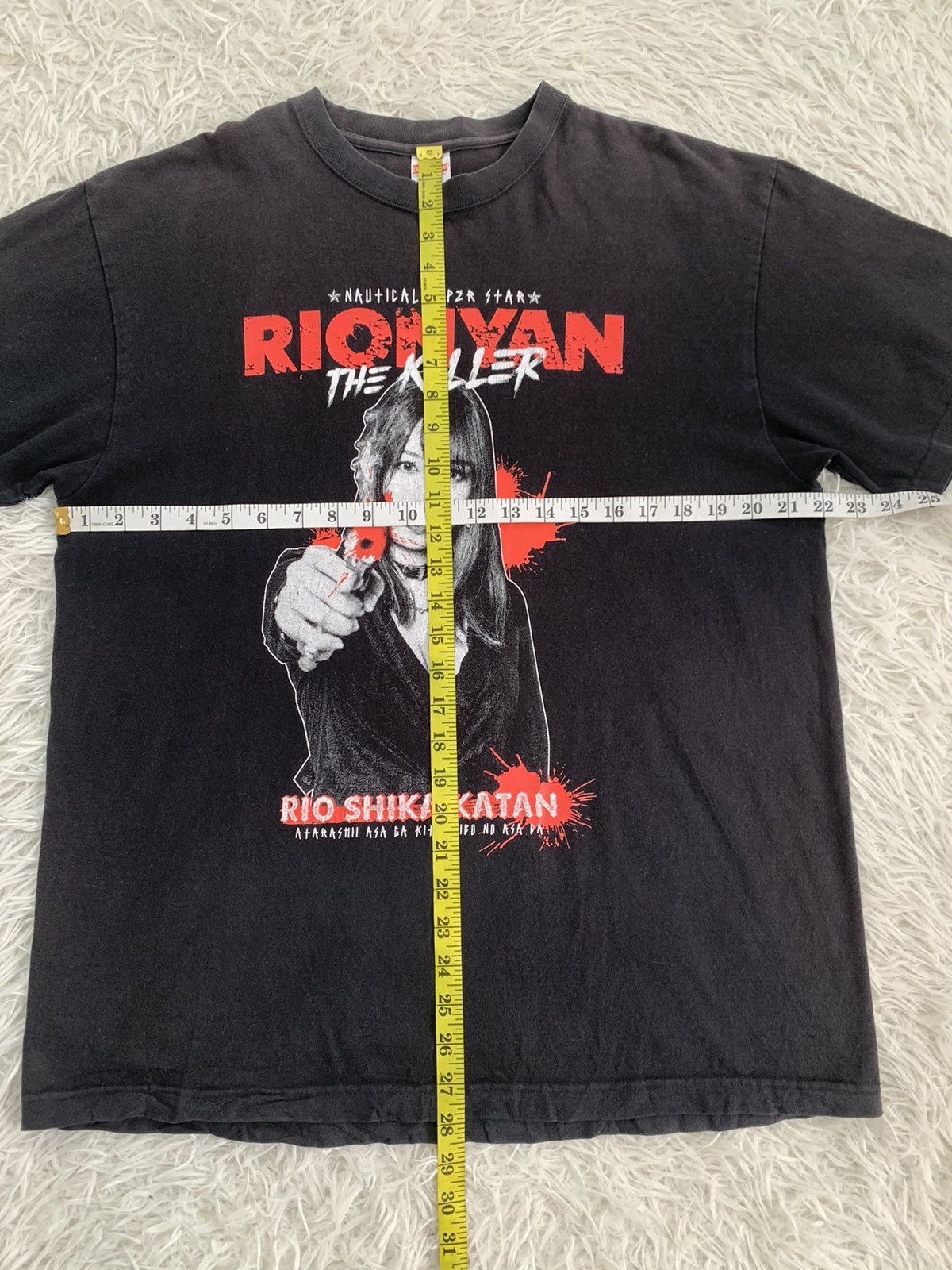 Japanese Brand Rionyan The Killer Printed Tee By United Athle Size US XL / EU 56 / 4 - 5 Thumbnail