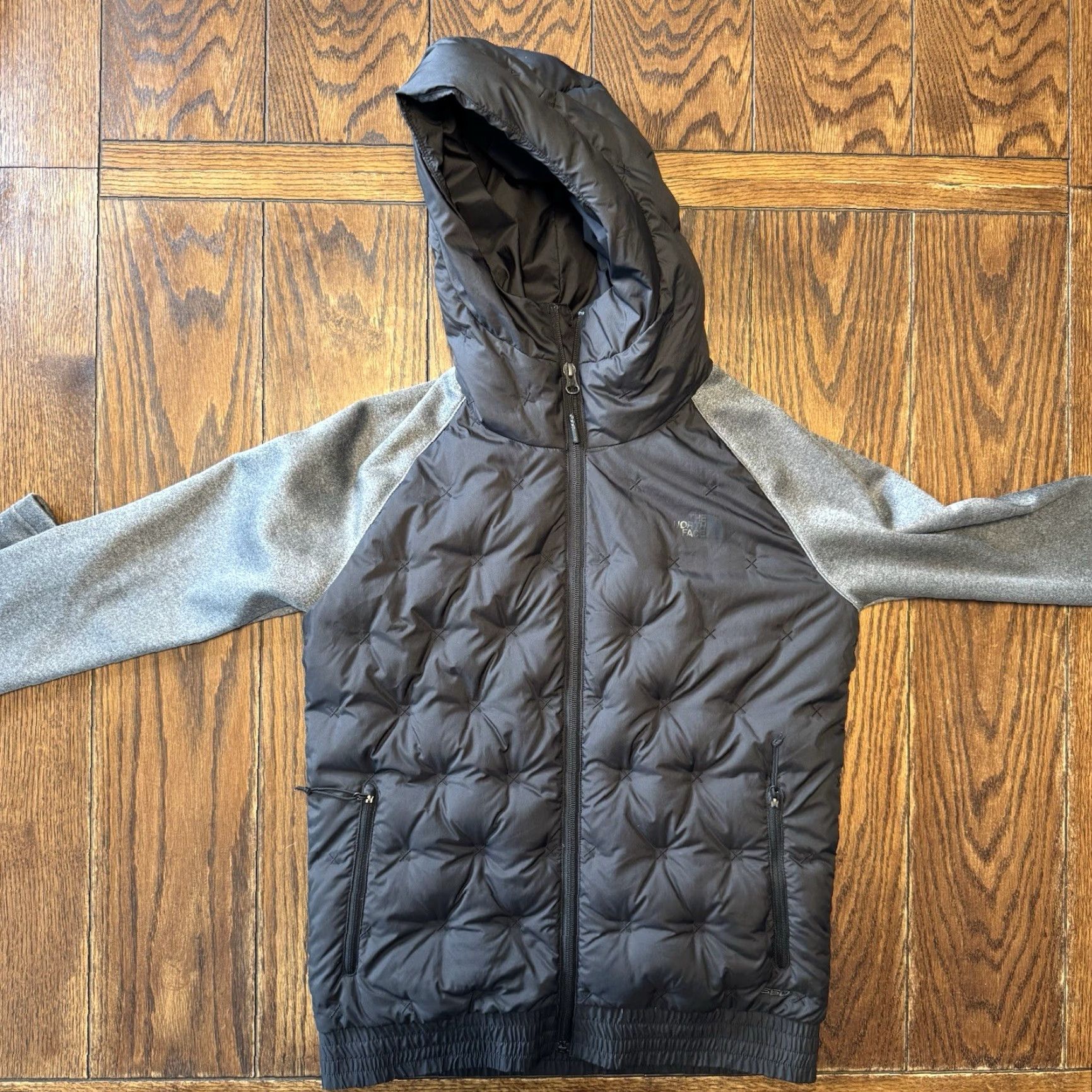 The North Face The North Face 550 Down Quilted Puffer Jacket Full Zip Womens XS Thumbhole Jacket Size XS / US 0-2 / IT 36-38 - 2 Thumbnail