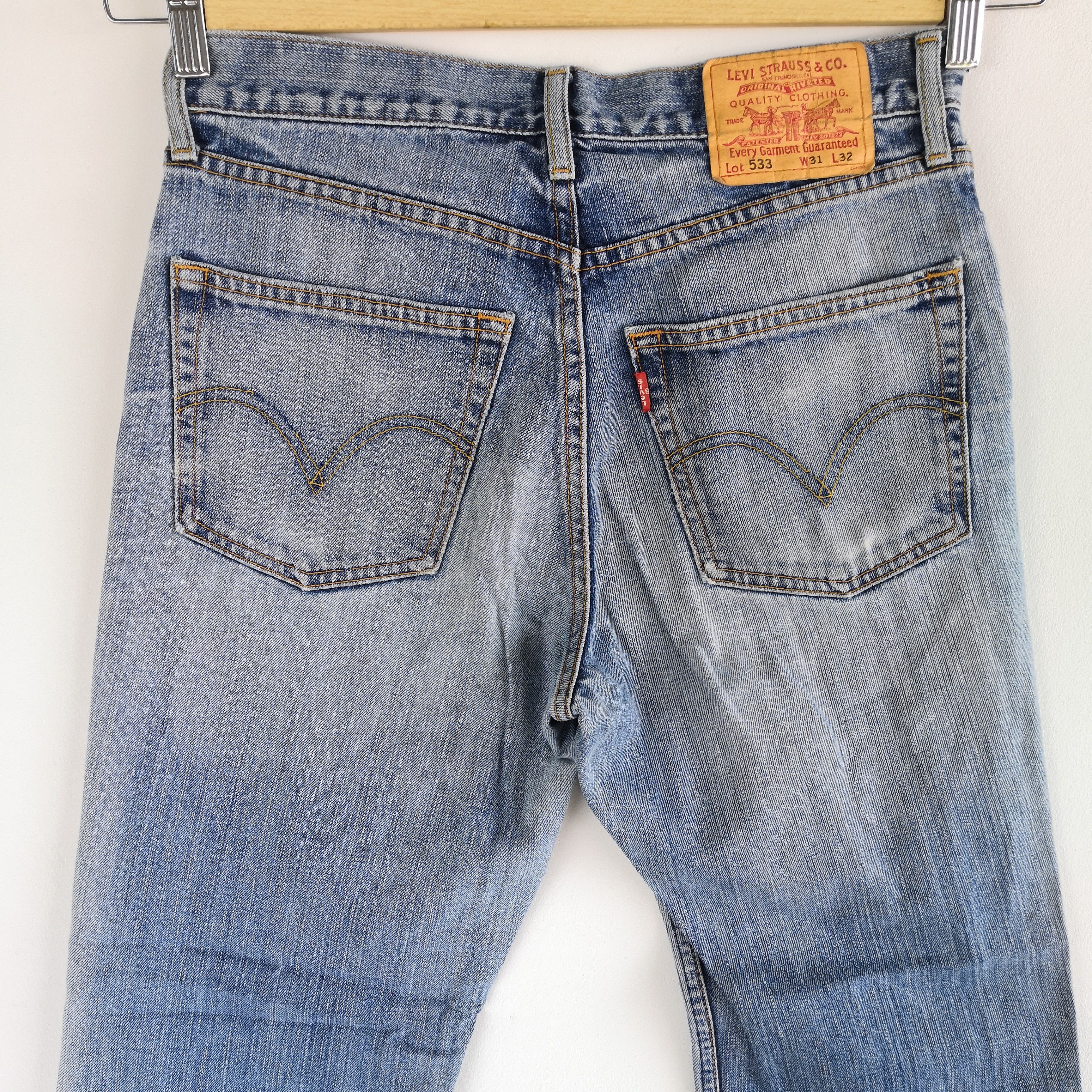 Levi's Vintage Levis Sun Faded Jeans Distressed Light Wash Denim Size 28" / US 6 / IT 42 - 4 Thumbnail