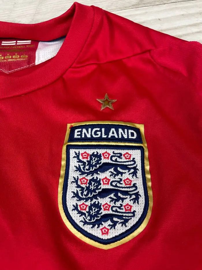 Umbro Umbro England 2006 2008 Gerrard#4 Away Shirt Soccer Jersey Size US M / EU 48-50 / 2 - 11 Thumbnail