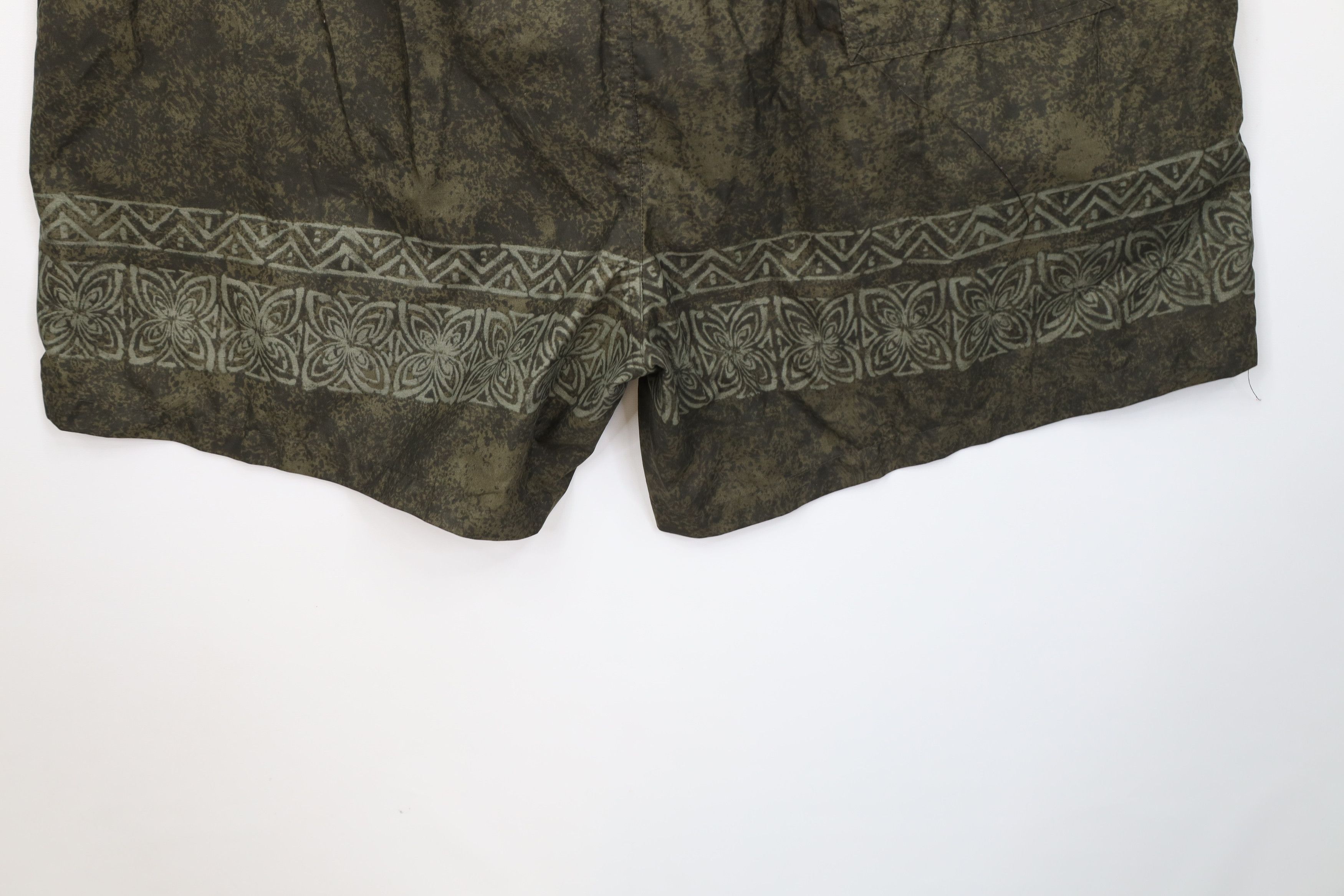 Nautica Vintage 90s Nautica Tribal Flower Lined Shorts Swim Trunks Size US 38 / EU 54 - 13 Thumbnail