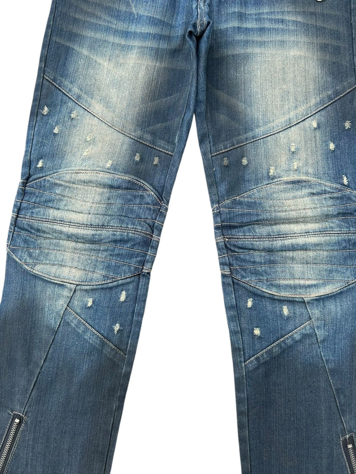 Kapital PPFM Japanese Punk Bondage Style Denim Jeans Size US 32 / EU 48 - 4 Thumbnail