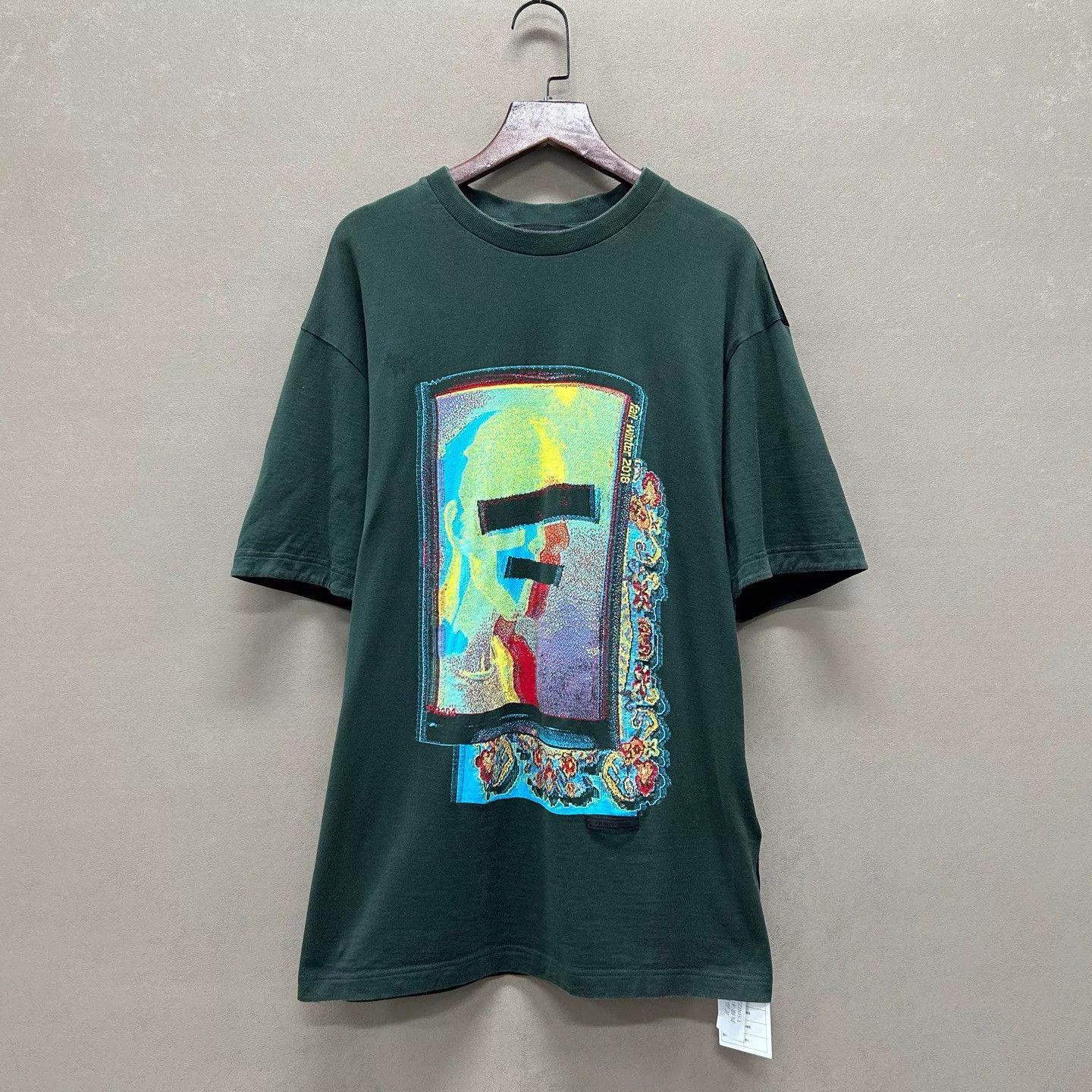 Prada Prada 98 new color blocked chest print short sleeve L Size US L / EU 52-54 / 3 - 1 Thumbnail