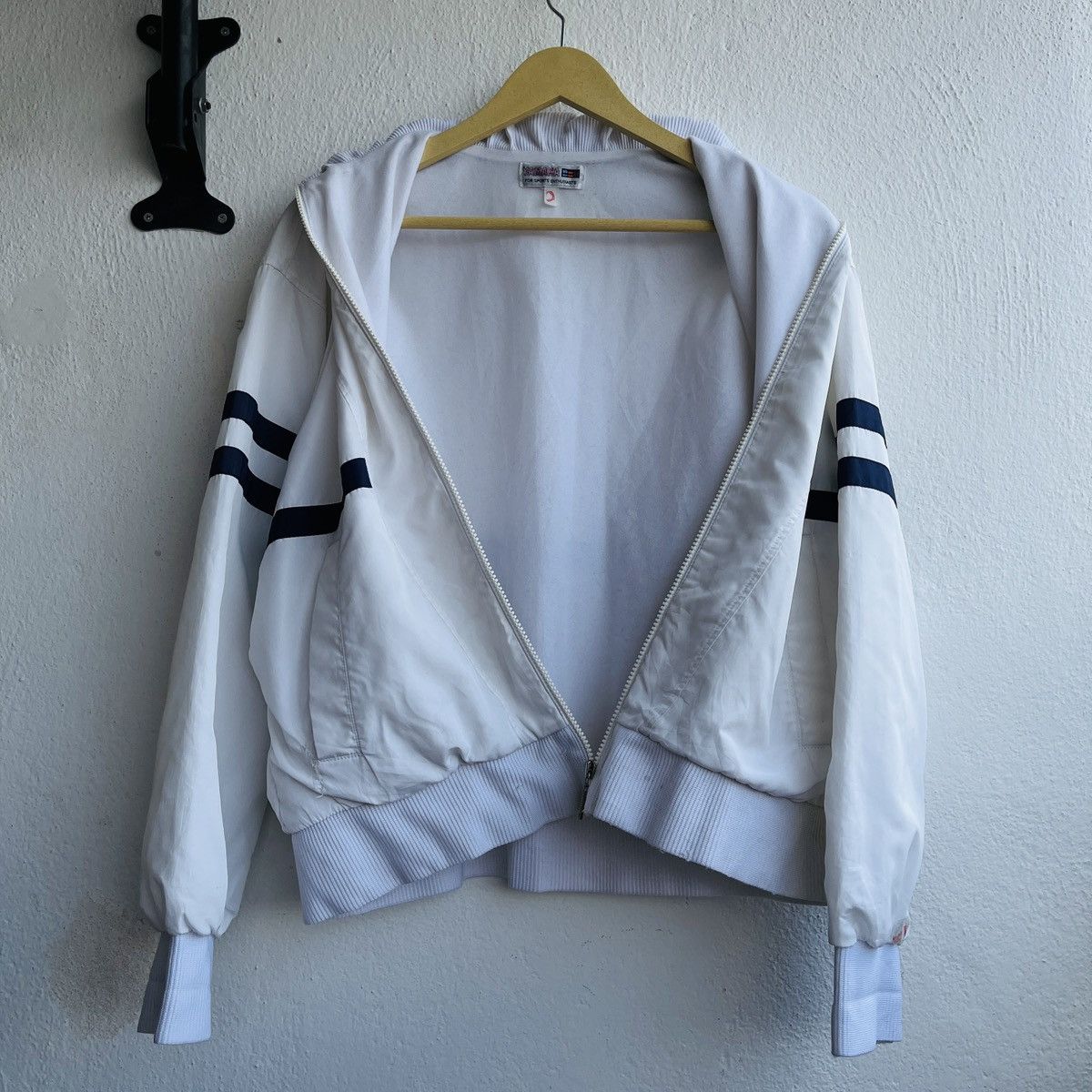Other Real Vintage Rolland Garros Tournament 80s Yamaha Bomber Size US M / EU 48-50 / 2 - 15 Thumbnail