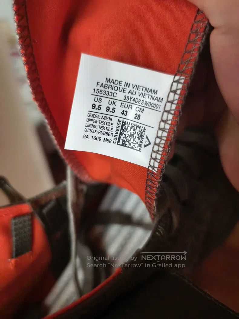 Nigel Cabourn Nigel Cabourn Canvas wool patch fastener vulcanized shoes Size US 10 / EU 43 - 7 Thumbnail