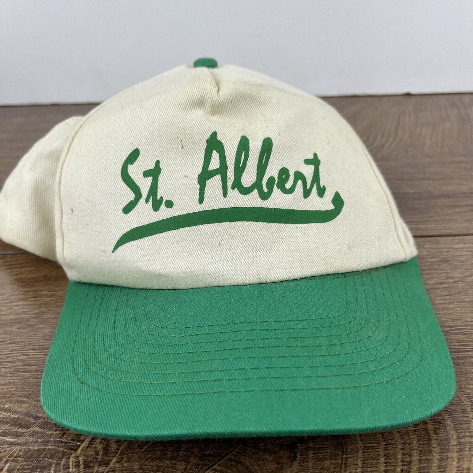 Other St Albert Hat Saint Albert White Hat Adjustable Snapback Adu Size ONE SIZE - 6 Thumbnail