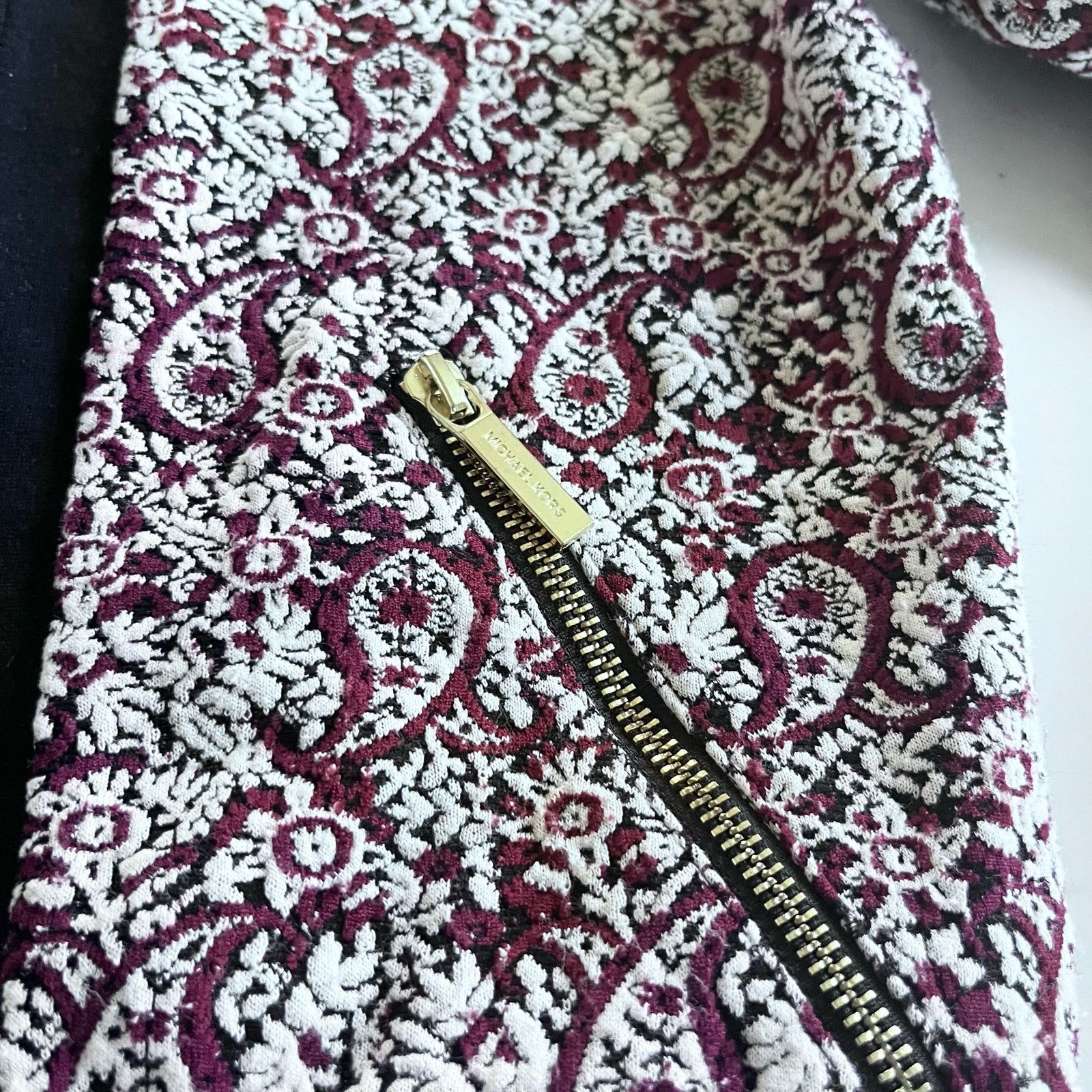 Michael Kors Michael Kors Paisley Jacquard Zip Jackets XS Size XS / US 0-2 / IT 36-38 - 6 Thumbnail