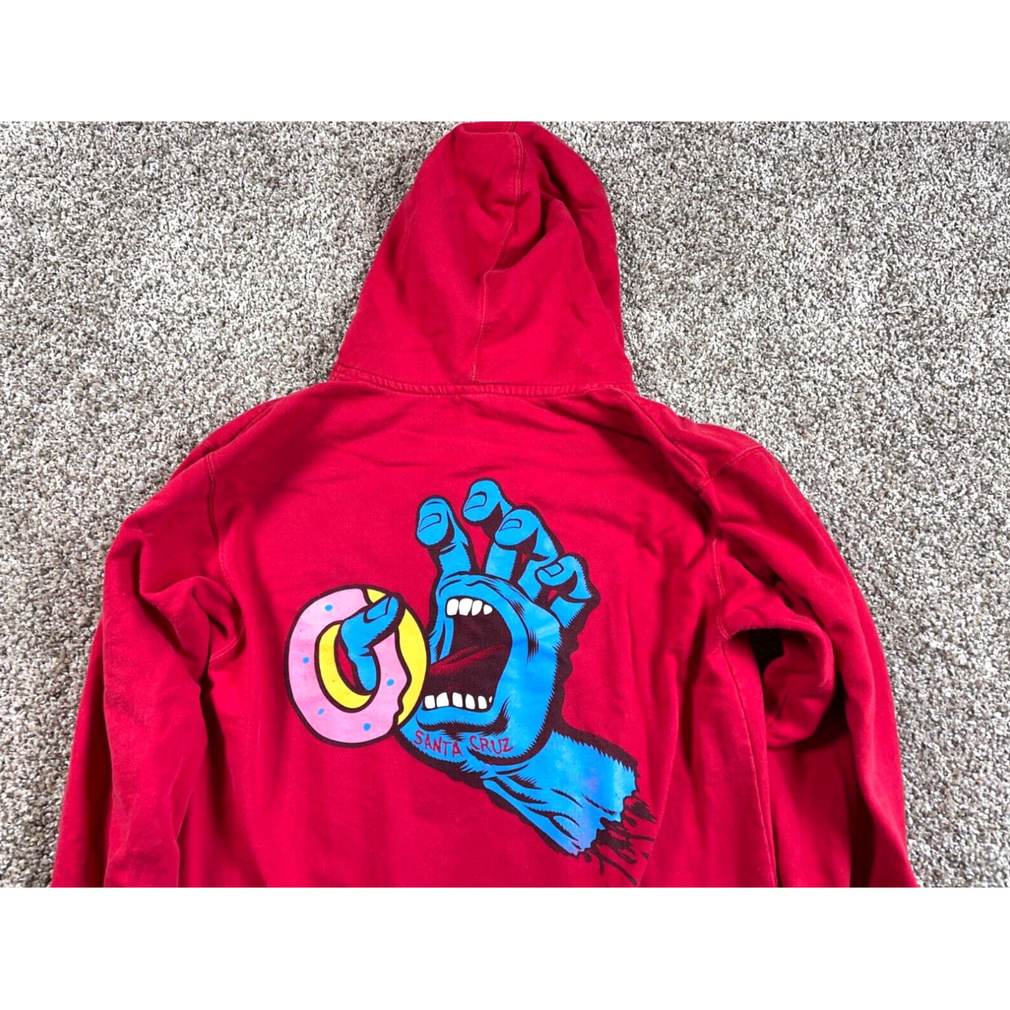 Odd Future Tyler Creator Signature Red Print Sweatshirt Hoodie for Adults Medium Size by Odd Future x Santa Cruz Grailed