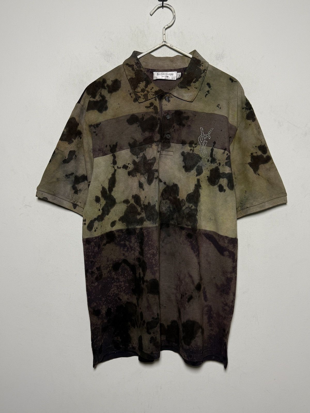 Yves Saint Laurent Vintage Yves Saint Laurent punk grunge painters polo Size US M / EU 48-50 / 2 - 1 Thumbnail