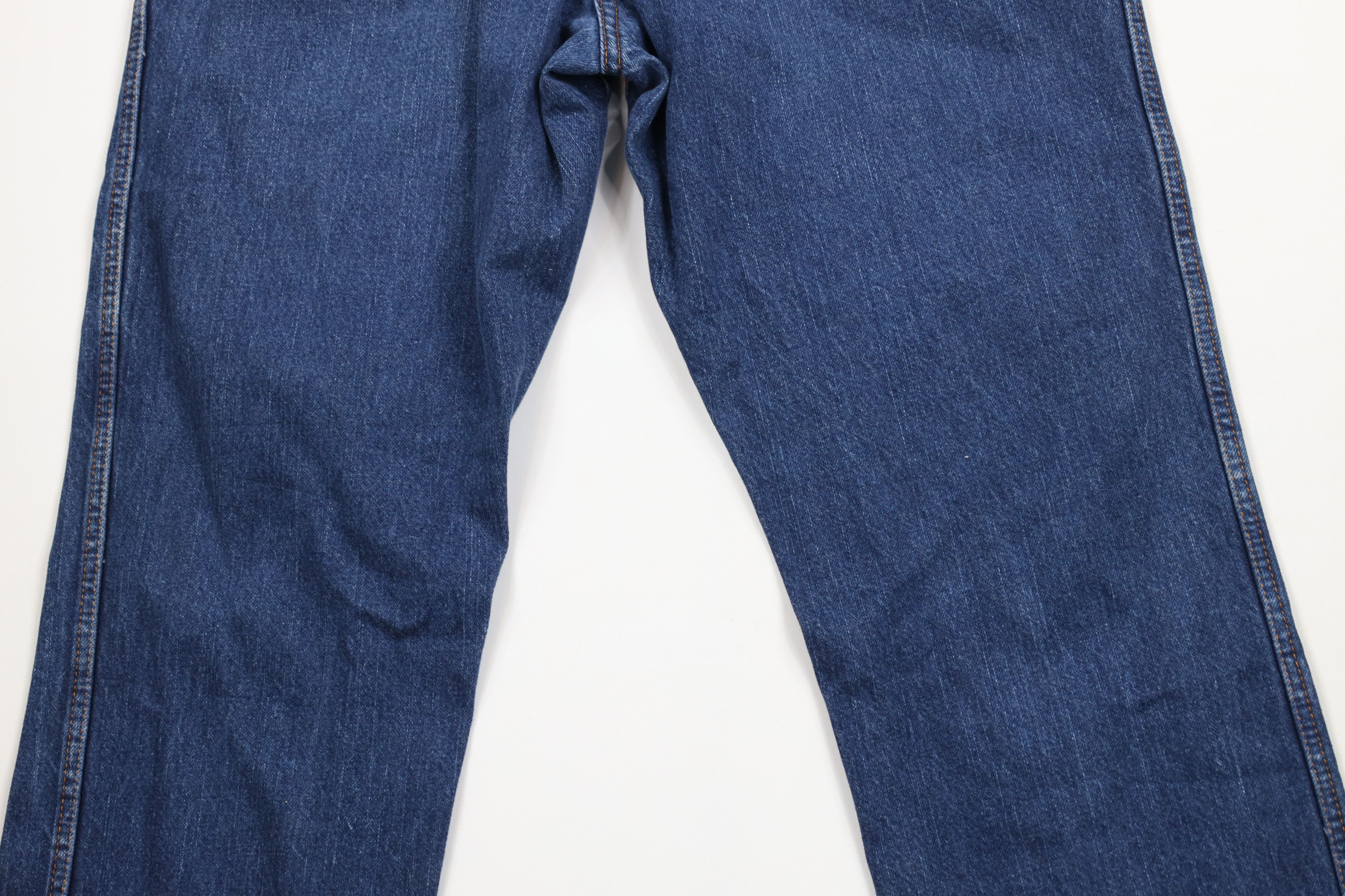 Dickies × Vintage Vintage Dickies Spell Out Wide Leg Denim Jean Blue Cotton Size US 38 / EU 54 - 13 Thumbnail