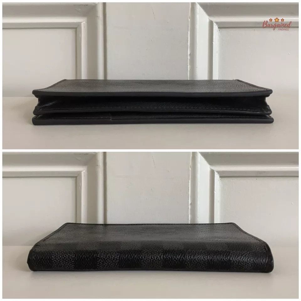 Louis Vuitton Louis Vuitton Damier Graphite Canvas Leather Brazza Wallet Size ONE SIZE - 12 Thumbnail