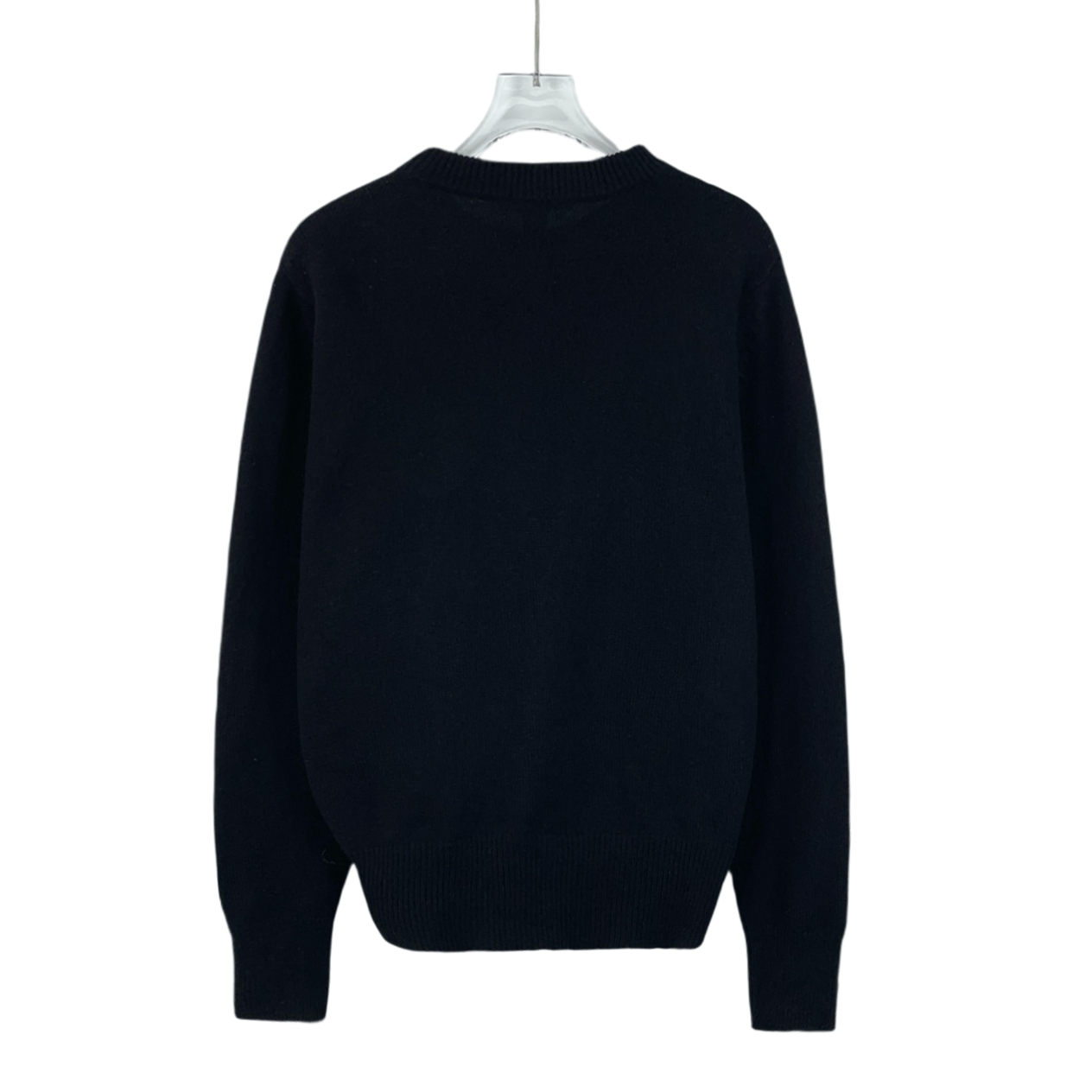 Louis Vuitton CM0377 Louis Vuitton Black Wool Sweater W/ Gold Chain Size US M / EU 48-50 / 2 - 2 Thumbnail