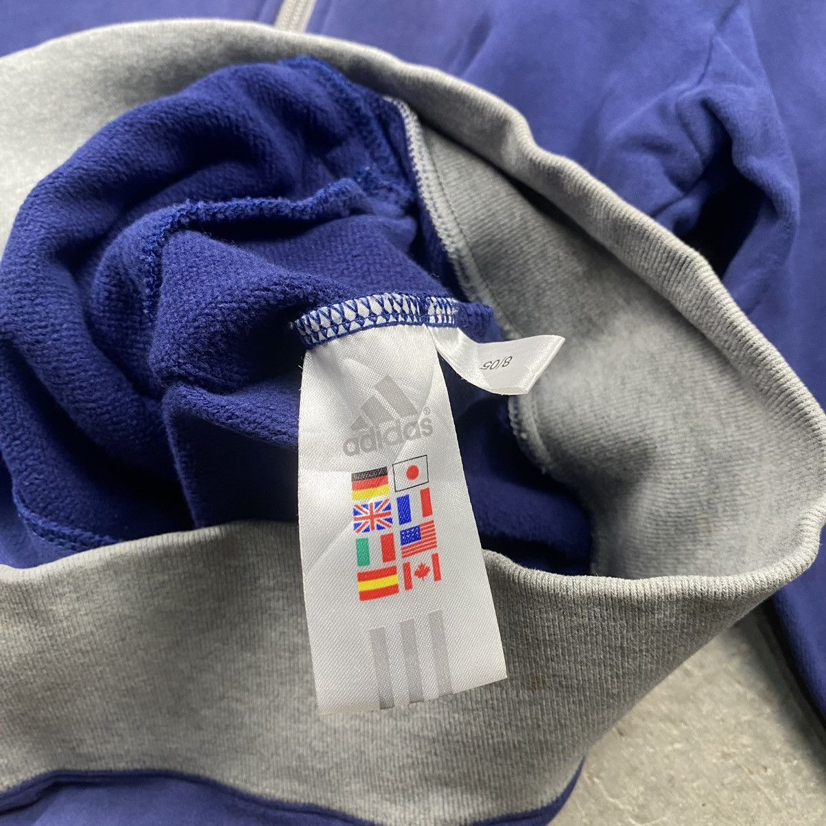Adidas × Vintage y2k Adidas Japan Zipped Up Sweater Jacket Size US L / EU 52-54 / 3 - 8 Thumbnail
