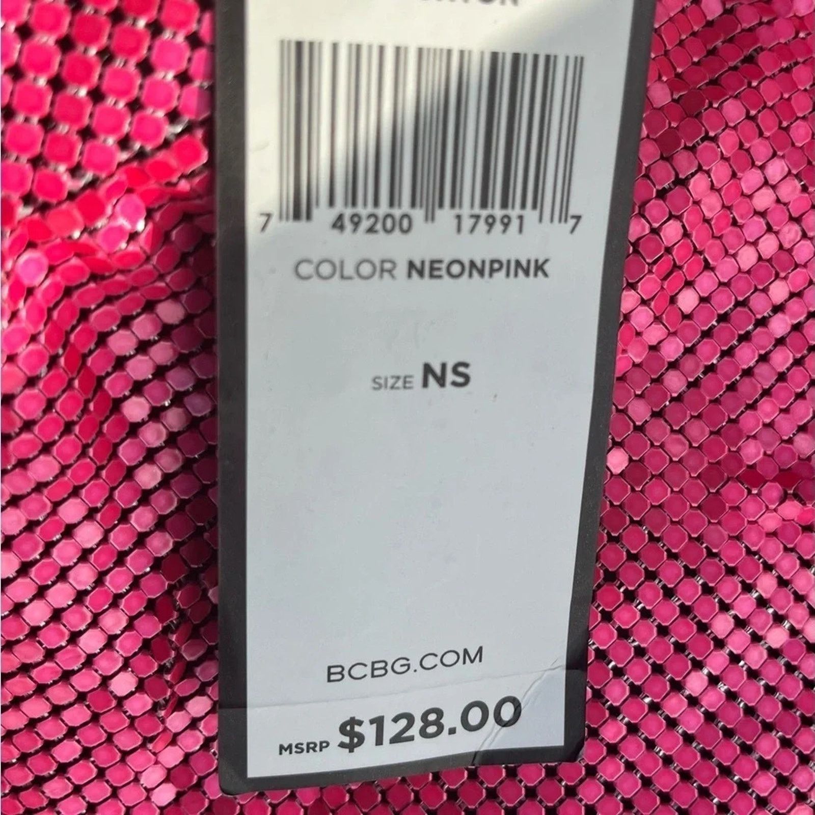 Bcbgmaxazria BCBGMAXAZRIA Brighton clutch, neon pink Size ONE SIZE - 10 Thumbnail