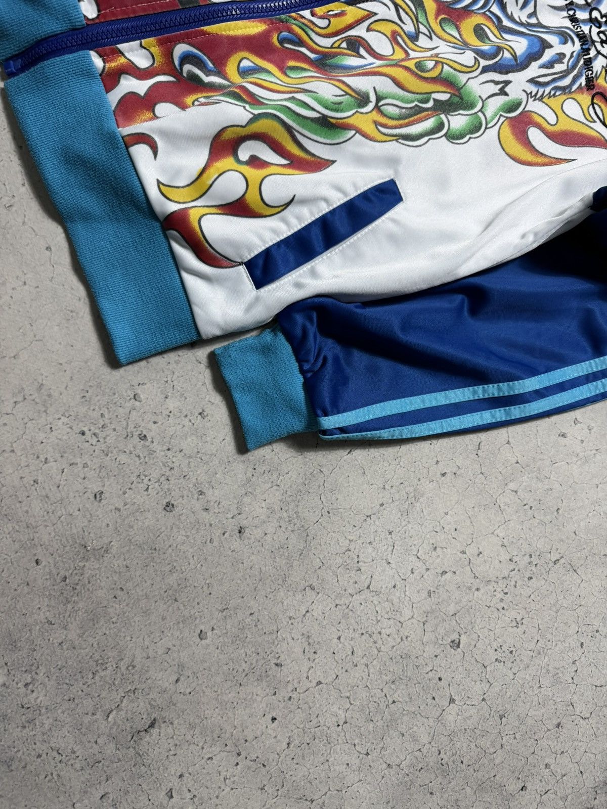 Ed Hardy Ed Hardy by Christian Audigier Big Logo Olympic Track Jacket Size US M / EU 48-50 / 2 - 4 Thumbnail