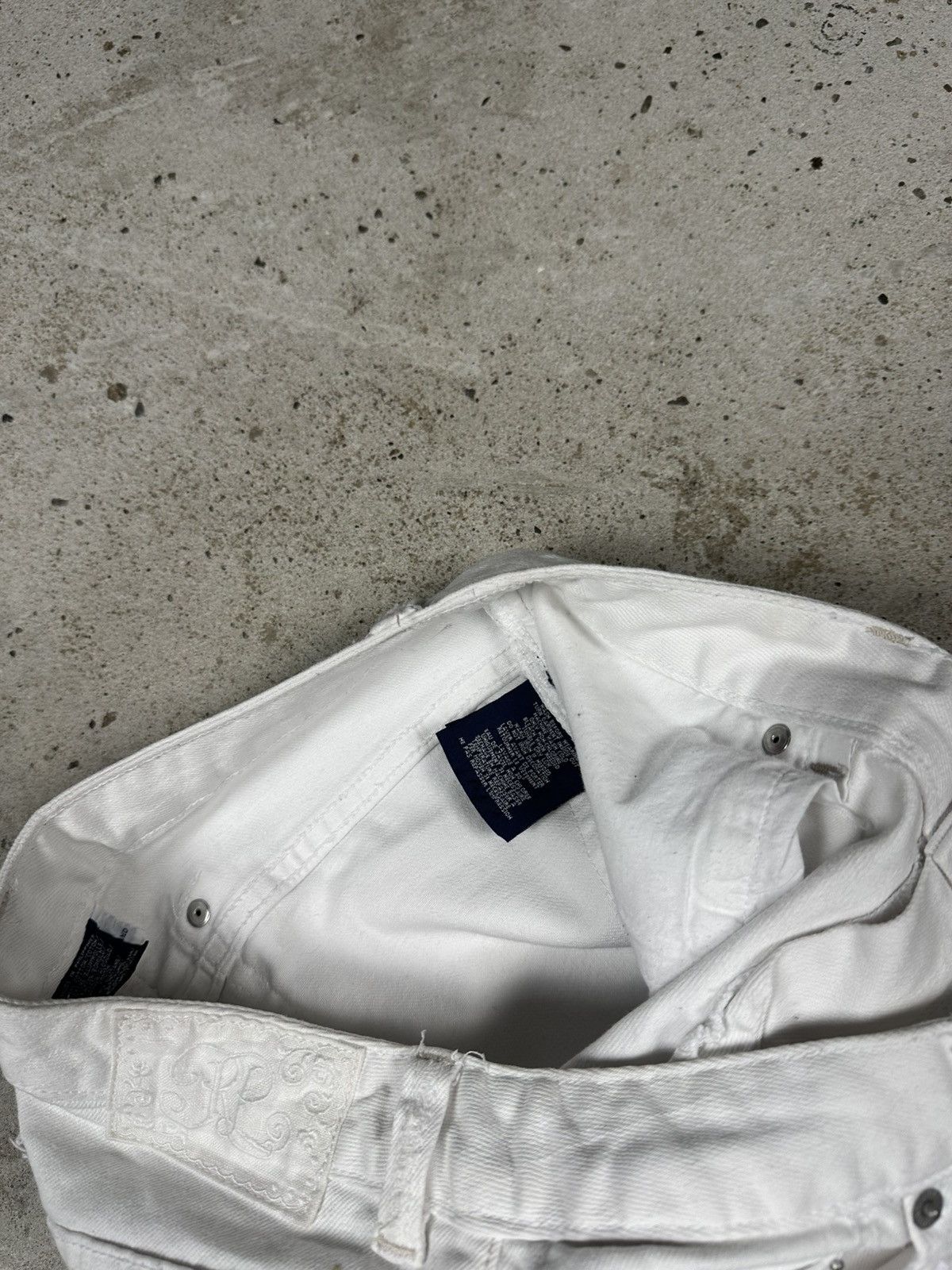 Polo Ralph Lauren × Vintage Vintage Y2K Ralph Lauren Reworked Patched Denim Pants Jeans Size US 27 - 12 Thumbnail