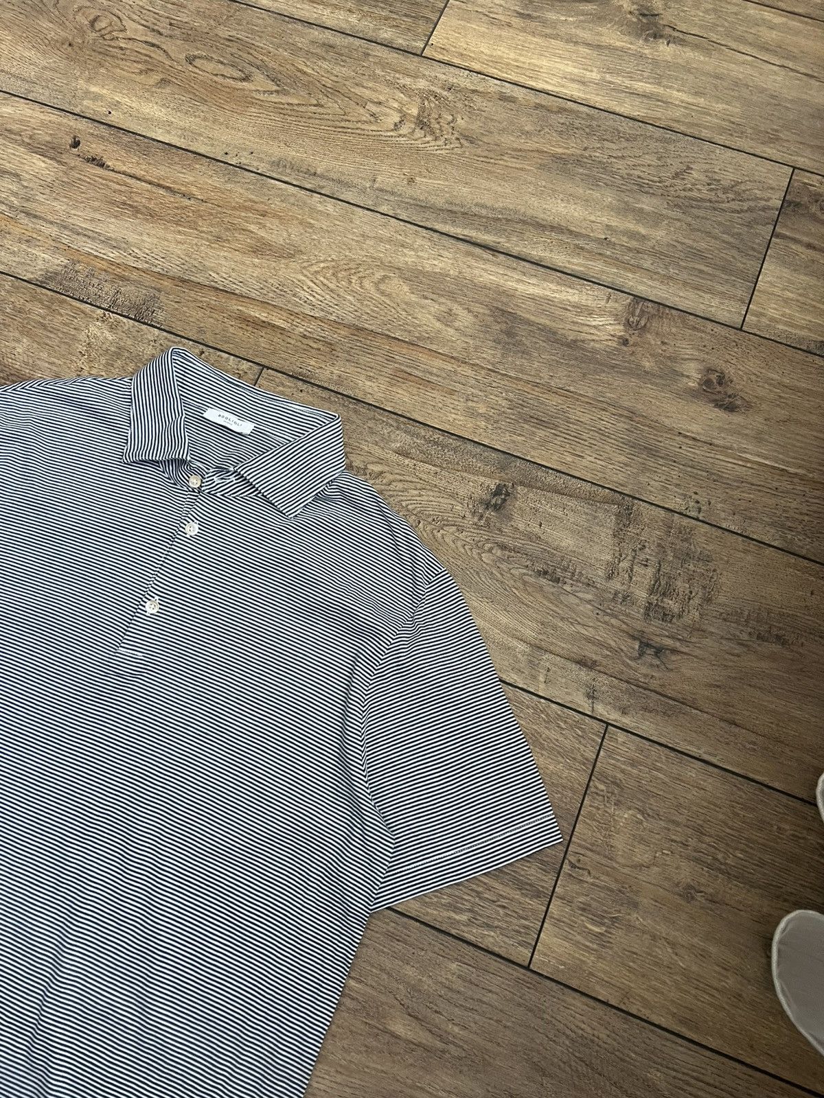 Boglioli Boglioli Striped Cotton Polo Shirt Size US XL / EU 56 / 4 - 2 Thumbnail