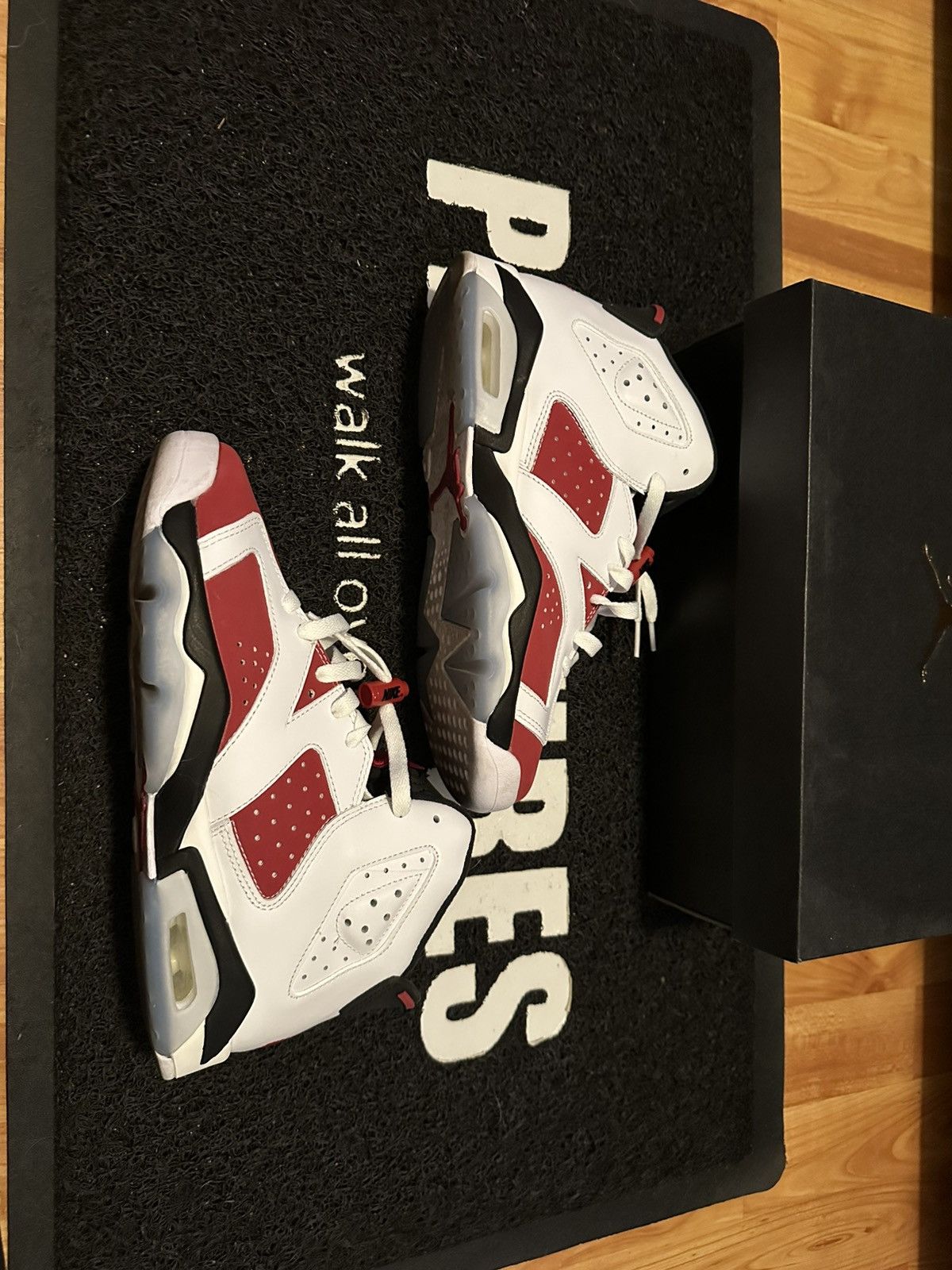 Jordan Brand SIZE 7 - AIR JORDAN RETRO 6 CARMINE Size US 7 / EU 40 - 4 Thumbnail