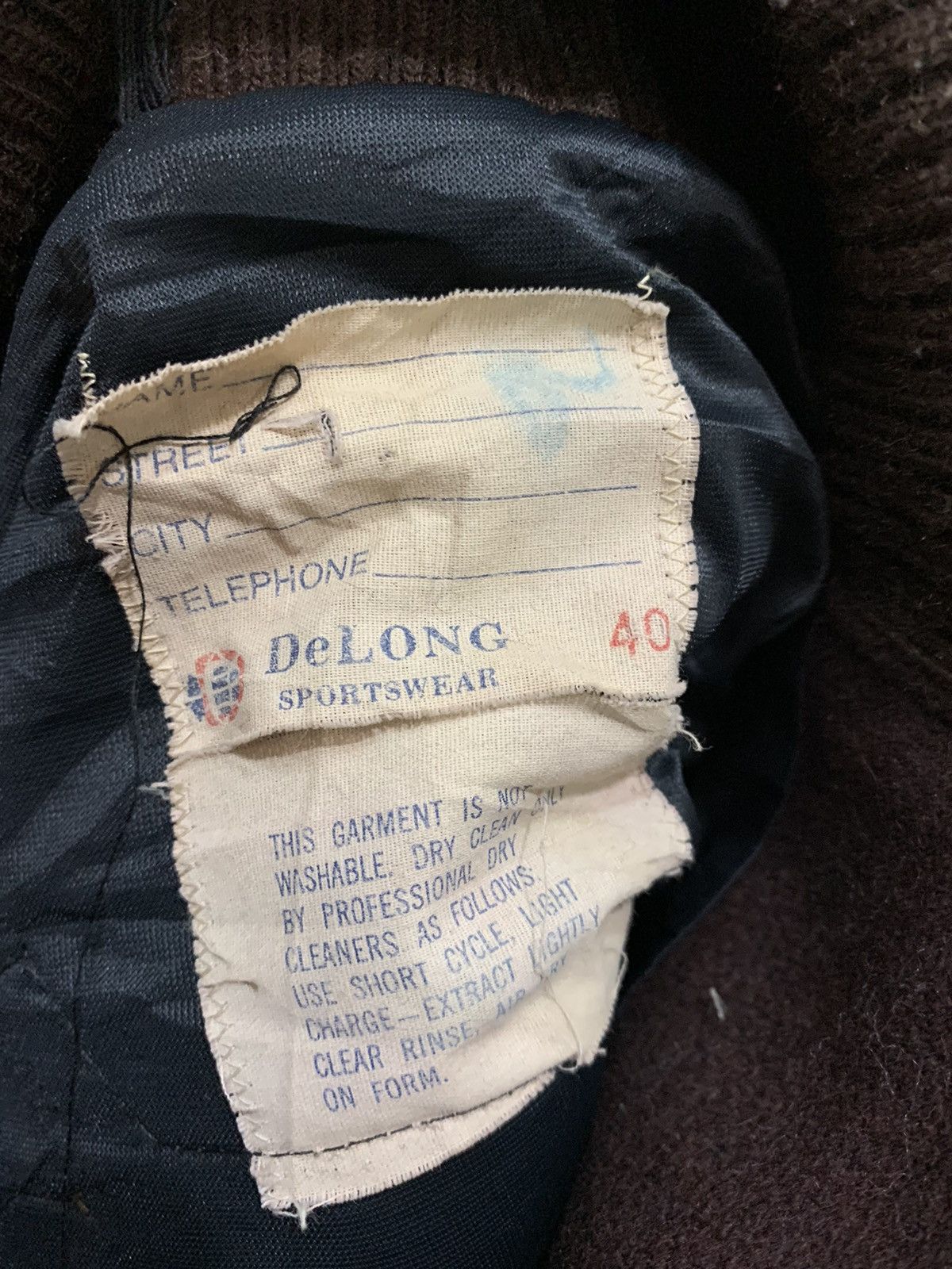 Delong × Vintage 🔥VTG 80S DELONG VARSITY JACKETS Size US M / EU 48-50 / 2 - 8 Thumbnail