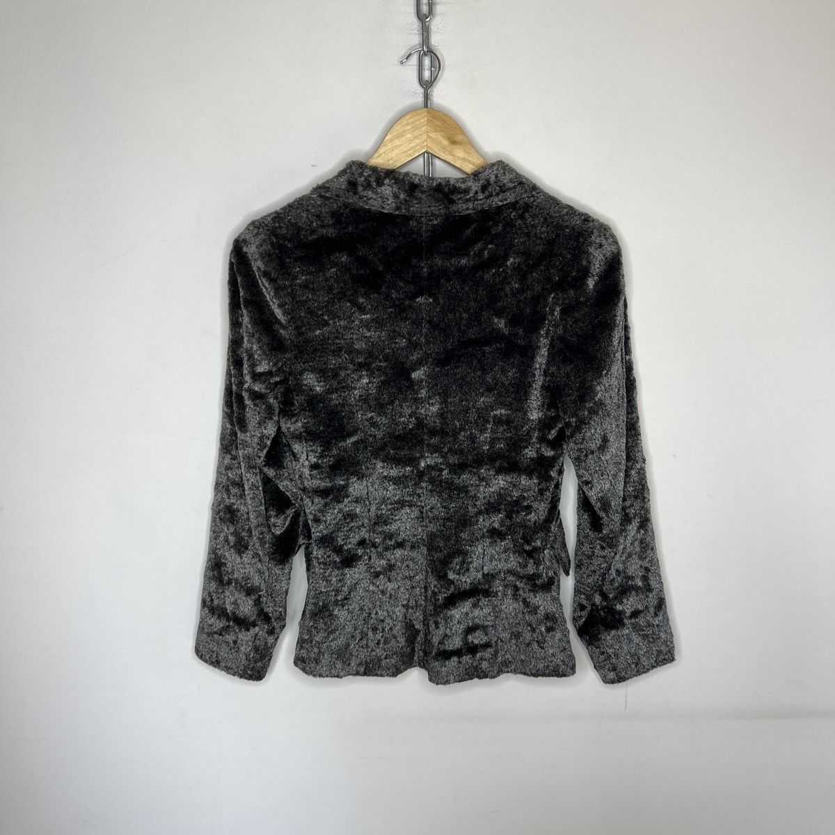 Yves Saint Laurent 🔥VINTAGE YVES SAINT LAURENT PARIS FAUX FUR BLAZER JACKET Size S / US 4 / IT 40 - 8 Thumbnail