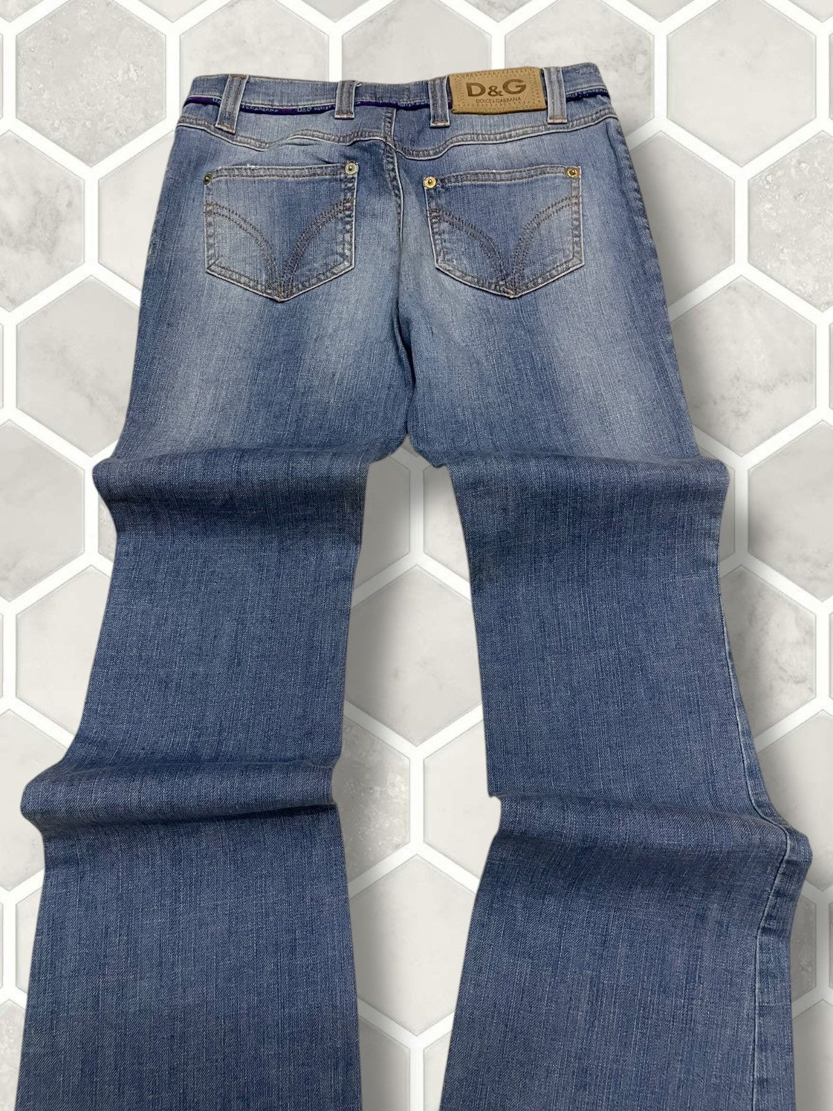 Dolce & Gabbana Vintate Authentic Designer Dolce & Gabbana Flared Denim Size US 28 / EU 44 - 14 Thumbnail