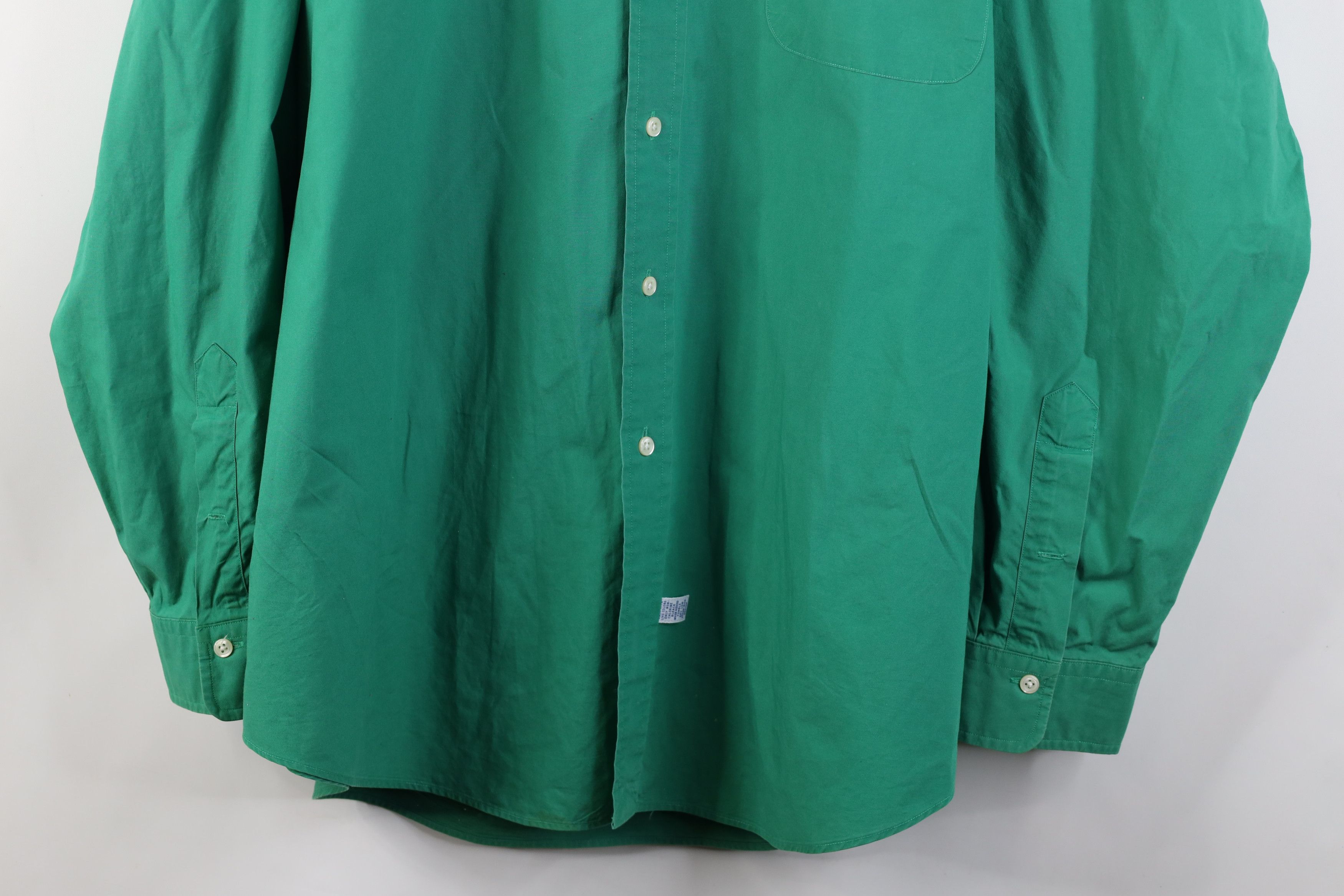 Ralph Lauren Vintage 90s Ralph Lauren Crest Collared Button Down Shirt Size US XL / EU 56 / 4 - 3 Thumbnail