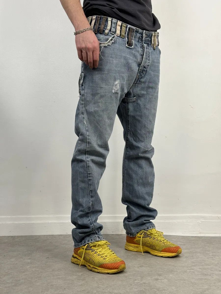 Dsquared2 SS2005 Dsquared2 Multi Belt Loops Blue Slim Denim Jeans Size US 36 / EU 52 - 5 Thumbnail