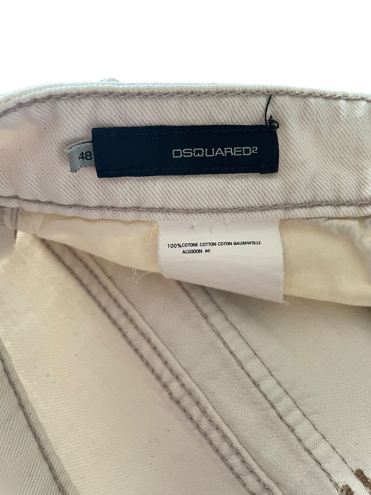 Designer × Dsquared2 × Vintage Jeans Dsquared season 2007 Size US 34 / EU 50 - 7 Thumbnail