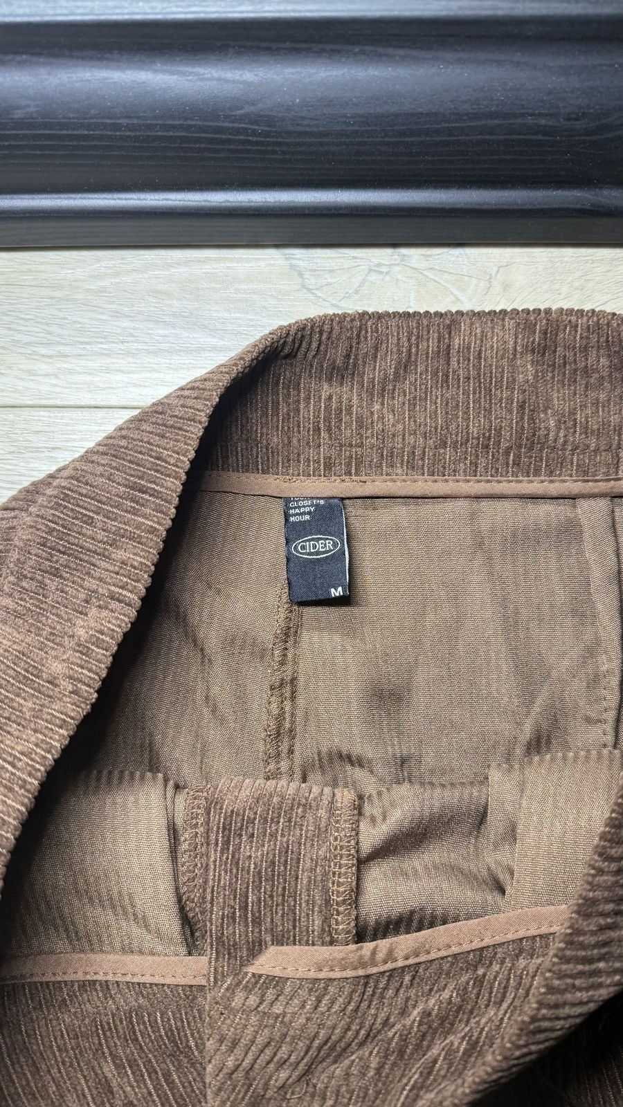 Other Y2K 2000s Women’s Cider M Brown Flared Corduroy Pants Size 30" / US 8 / IT 44 - 2 Thumbnail