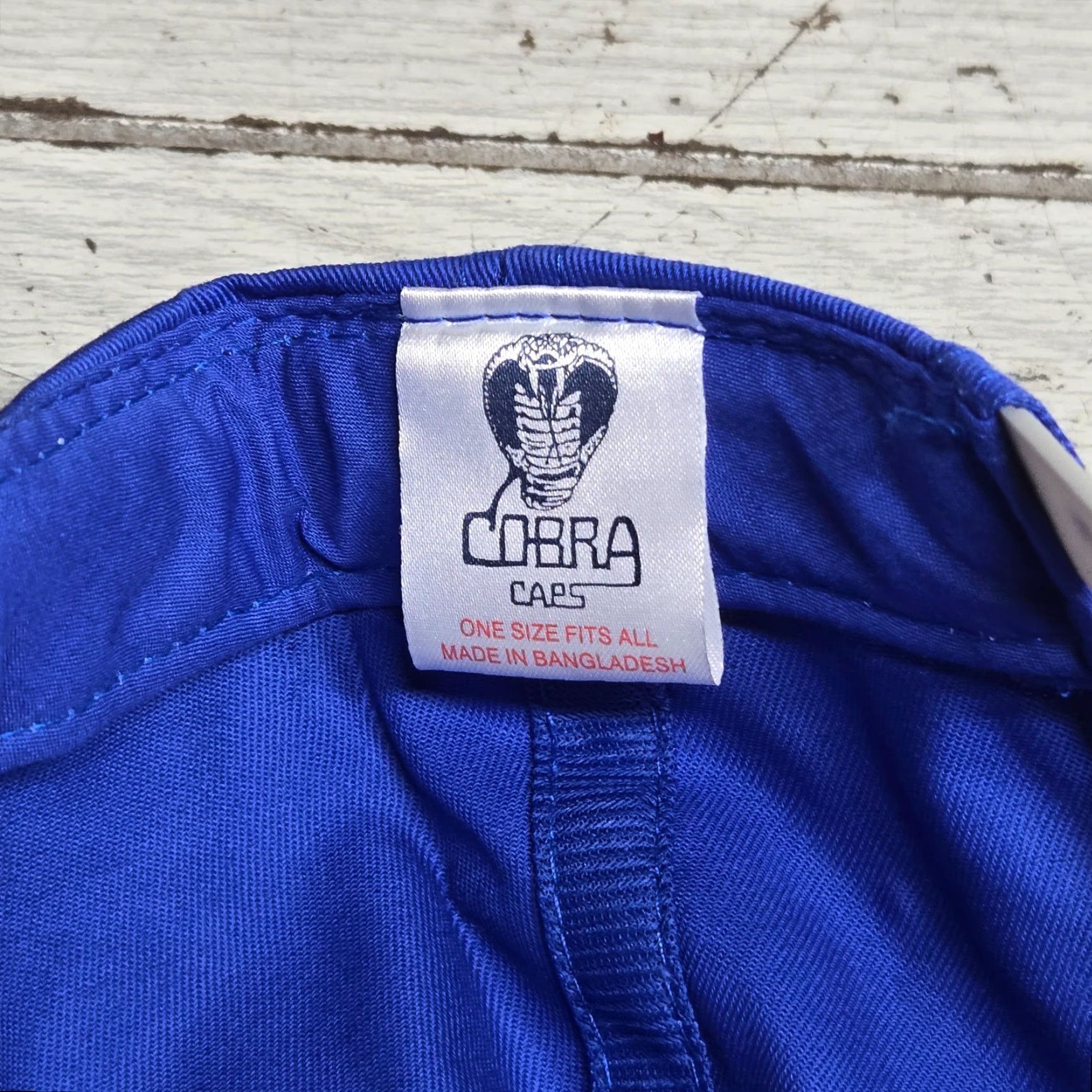 Vintage VINTAGE Cobra Blue Adjustable Baseball Cap Hat Christiansburg VA Mens One Size Size ONE SIZE - 6 Thumbnail