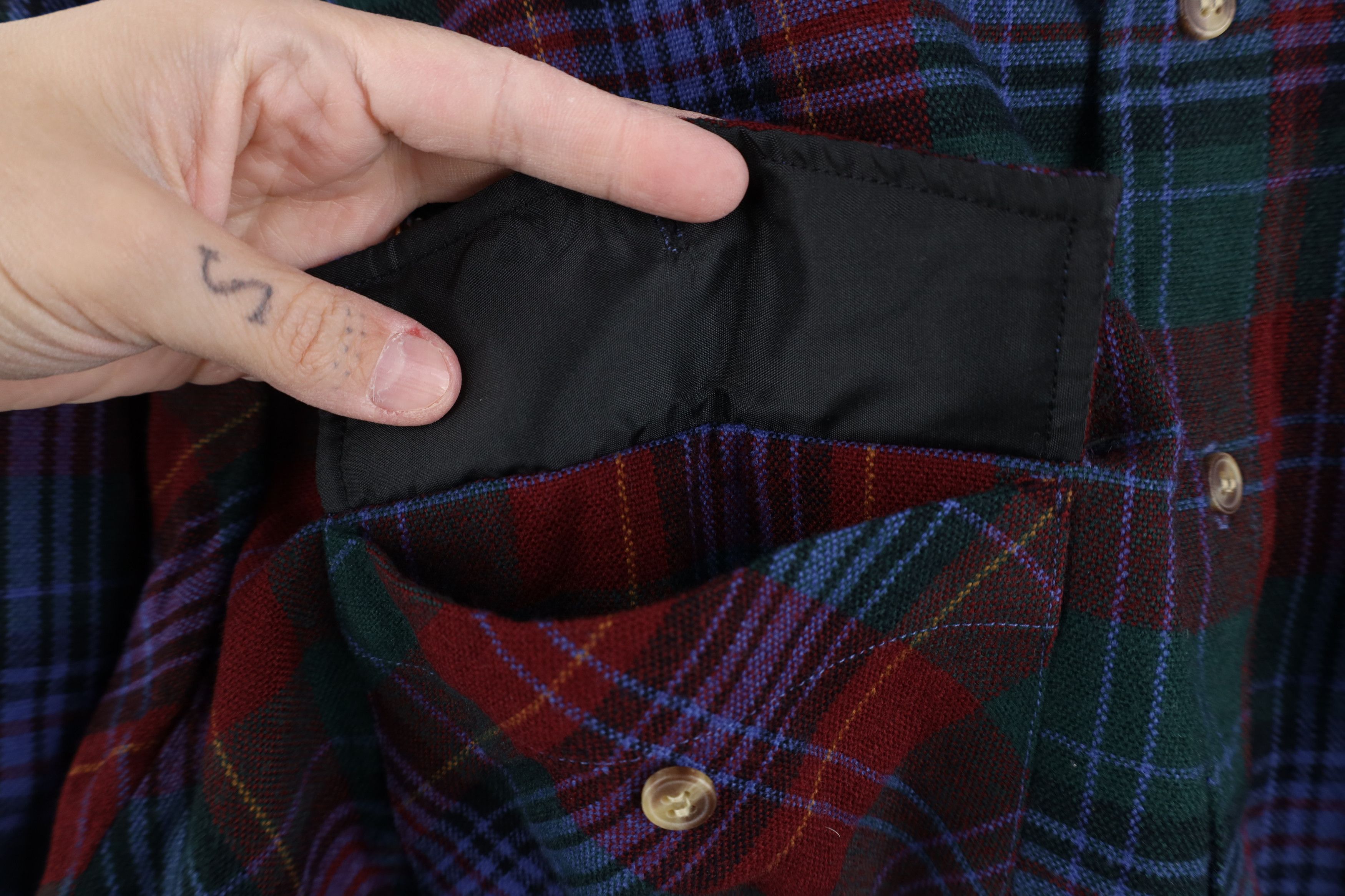 Vintage Vintage 80s 90s Streetwear Pocket Knit Collared Button Shirt Size US M / EU 48-50 / 2 - 5 Thumbnail
