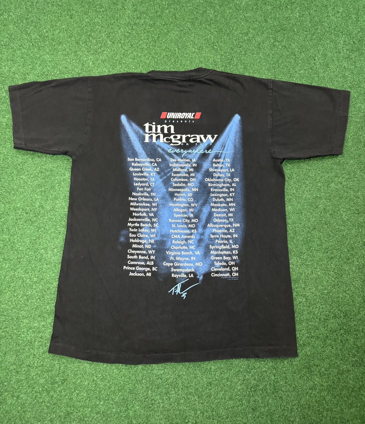 Band Tees Vtg 90s Tim Mcgraw Everywhere Country Tour Concert T Shirt Size US L / EU 52-54 / 3 - 4 Thumbnail