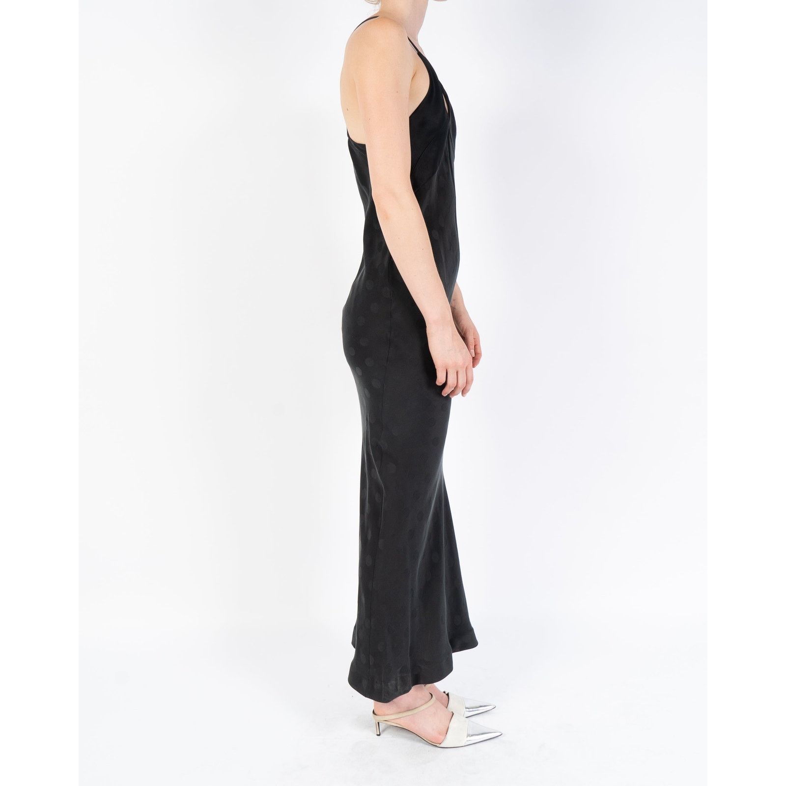 Haider Ackermann FW19 Black Polkadot Silk Dress Size S / US 4 / IT 40 - 3 Thumbnail