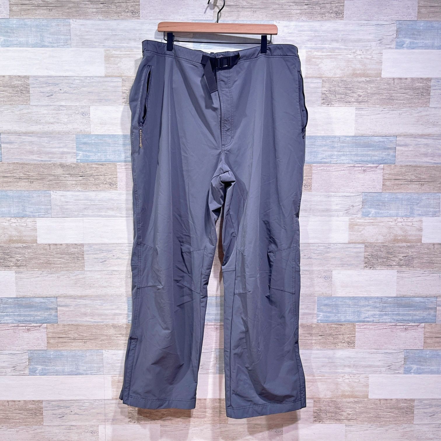 Cabelas Cabelas Nylon Belted Hiking Pants Black Lightweight Mens 3XL Size US 44 / EU 60 - 1 Thumbnail