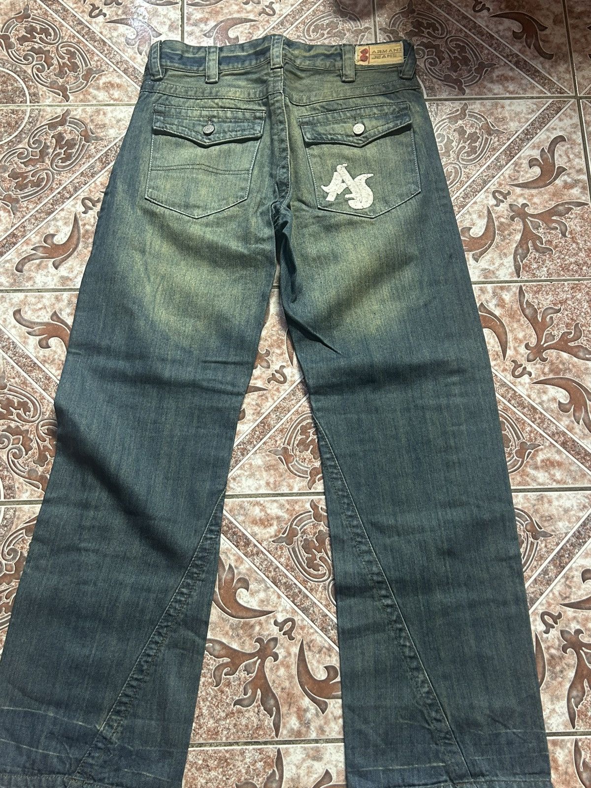 Armani Vintage Armani Denim Flare Size 28" / US 6 / IT 42 - 1 Thumbnail