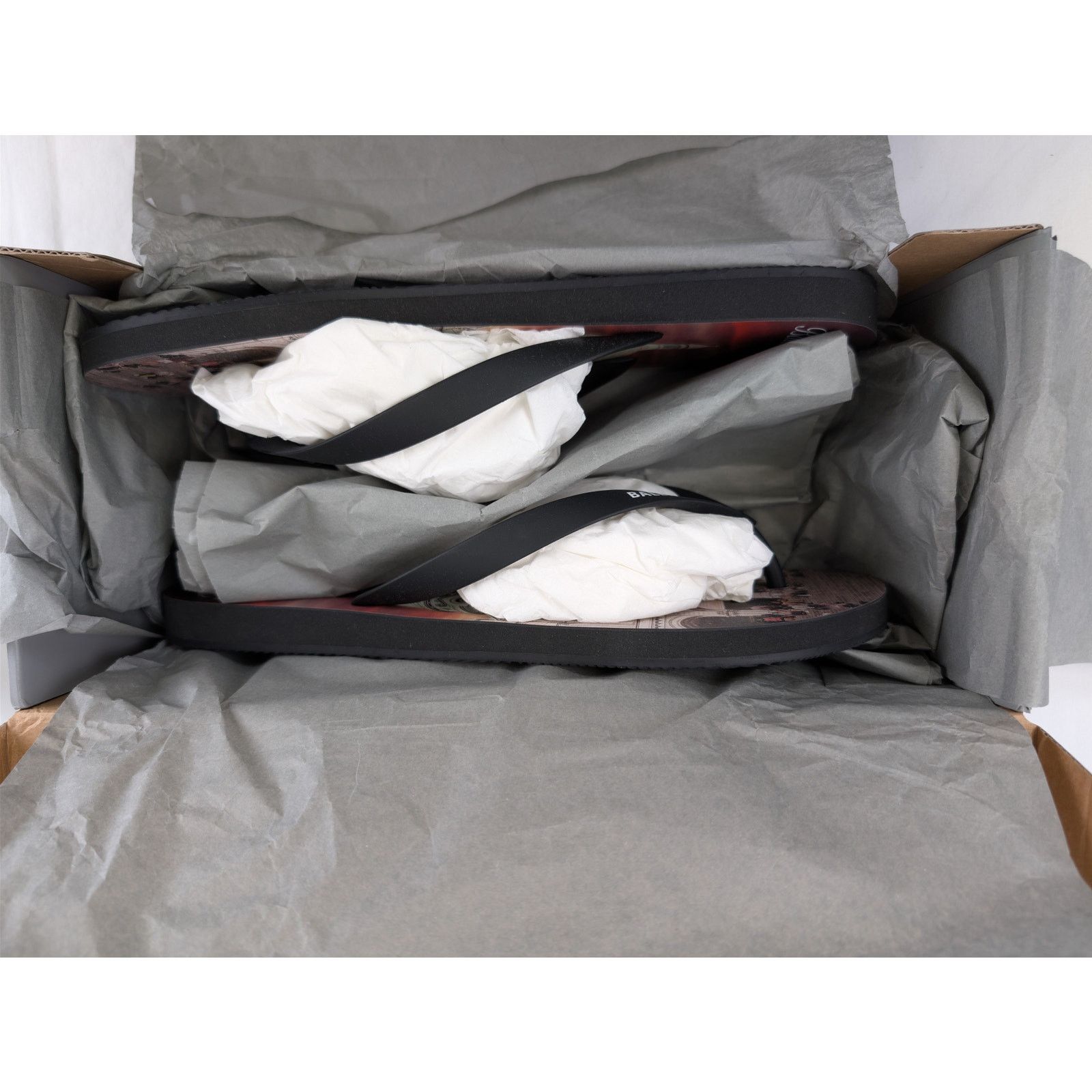 Balenciaga o1rshd1 Q:2 / Souvenir Thong TPU Monument Print Slipper Size US 10 / EU 43 - 17 Thumbnail