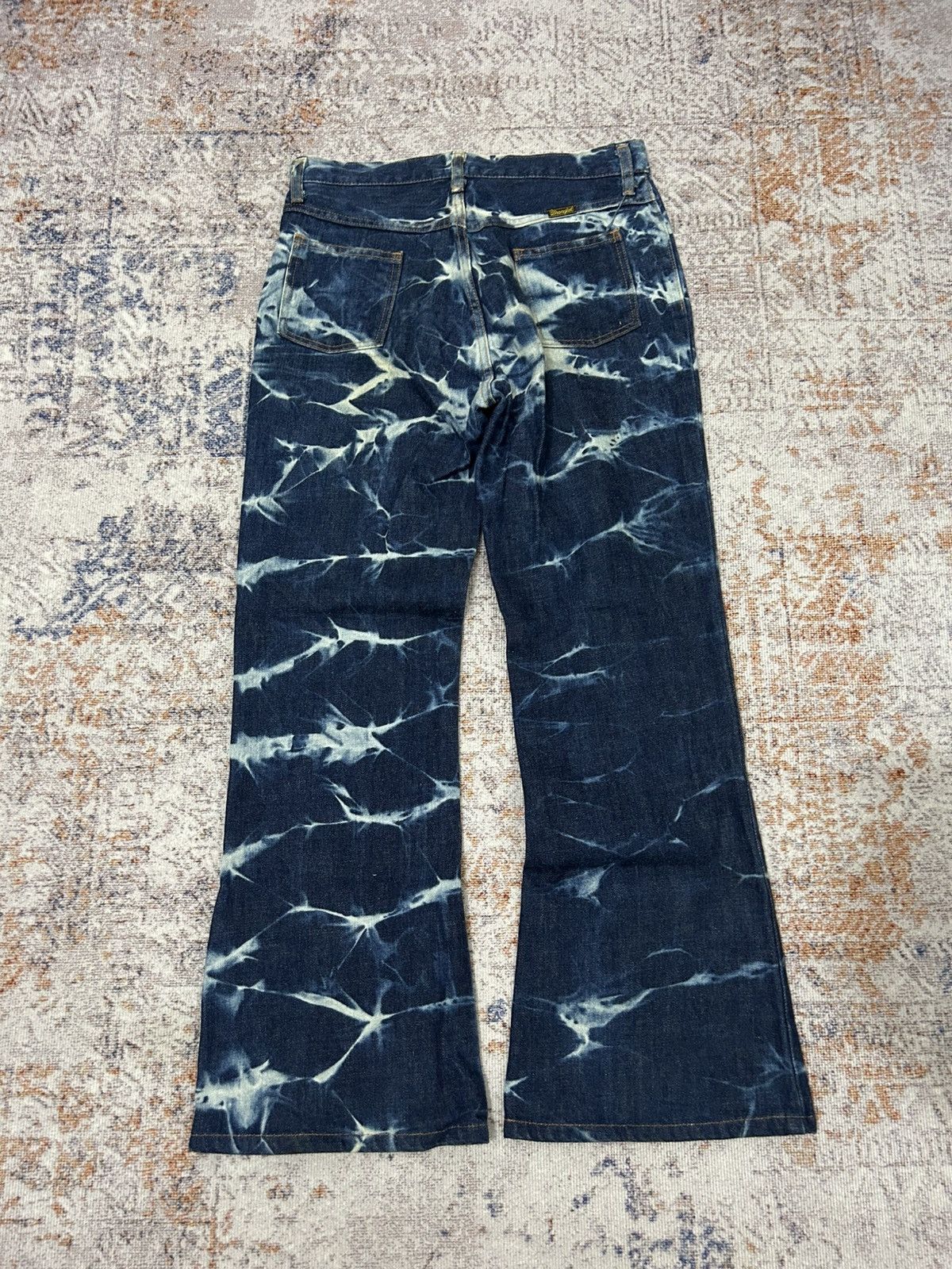 Wrangler Vintage Wrangler Acid Wash Flare Jeans Size US 30 / EU 46 - 3 Thumbnail