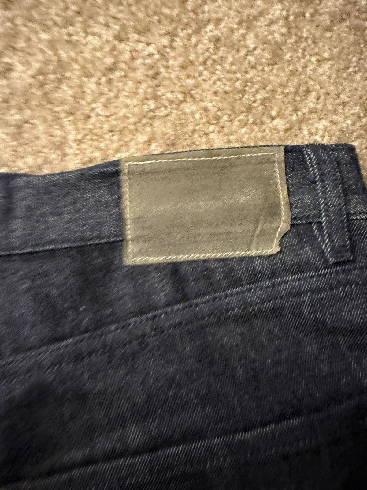 K-Two Studios 14.5 oz Selvedge Heavy Denim V2 "Indigo" Size US 34 / EU 50 - 4 Thumbnail