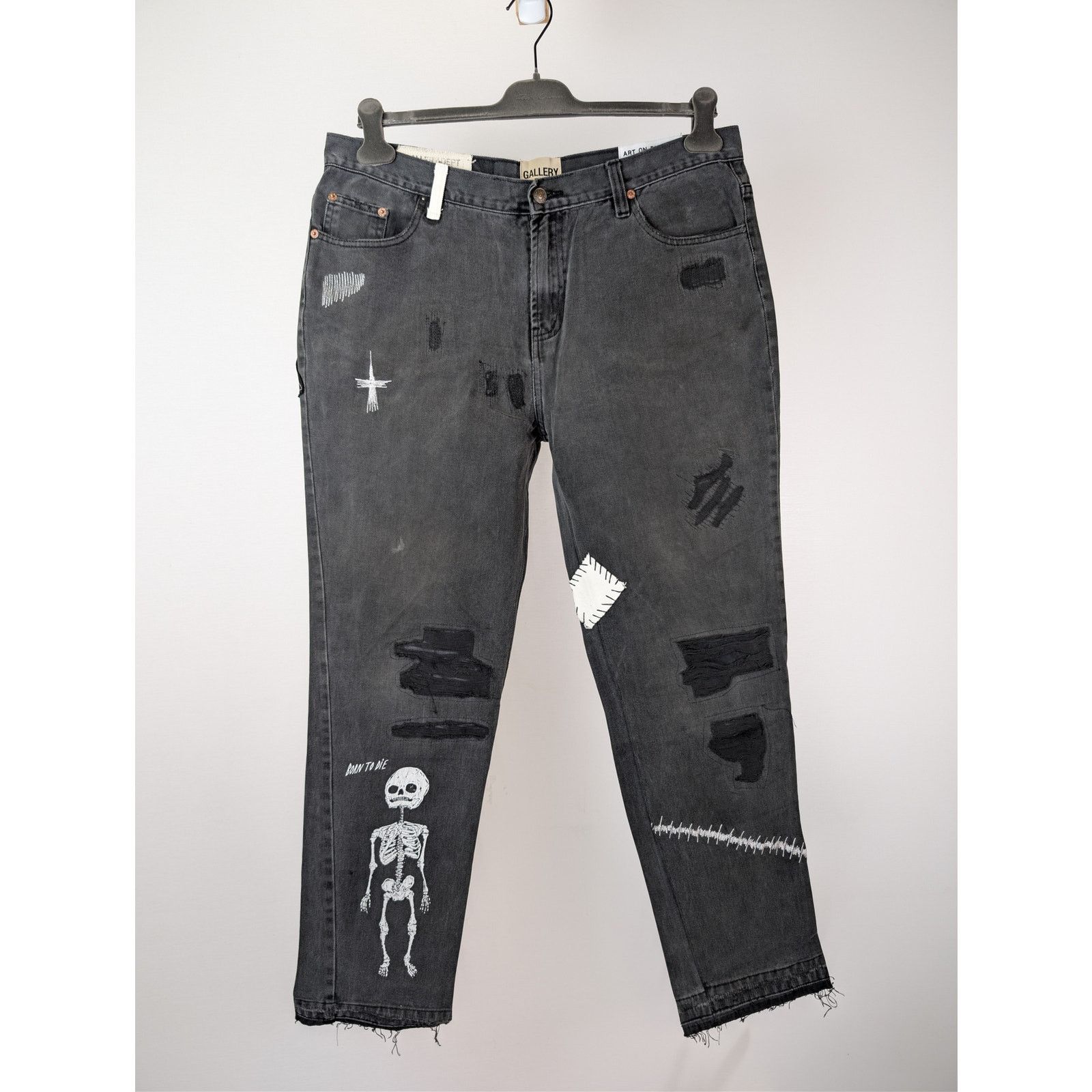 Gallery Dept. o1rshd1 Born To Die Denim Jeans in Black Size US 34 / EU 50 - 2 Thumbnail
