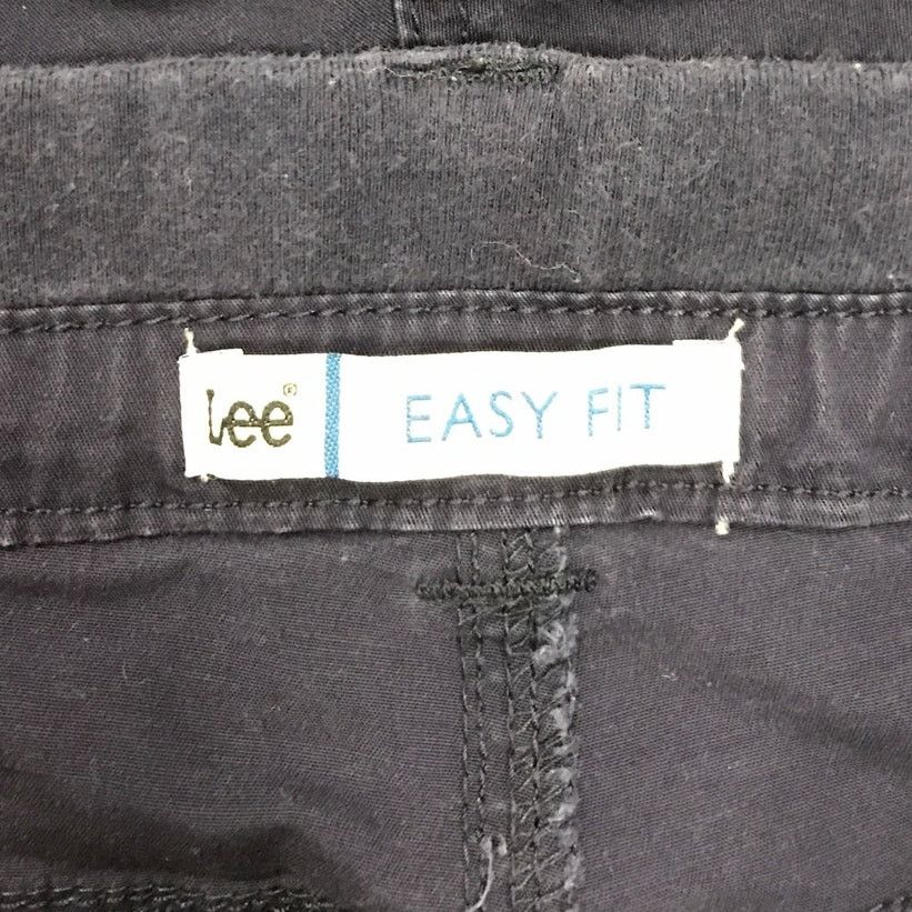 Lee Lee Easy Fit Navy Snap Closure High-Rise Bermuda Shorts 16 Size 37" - 3 Thumbnail