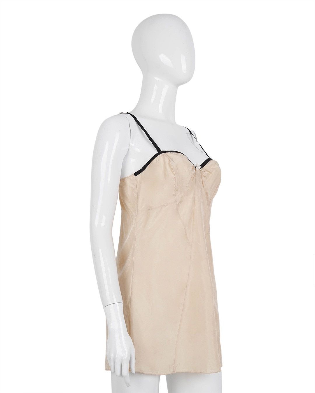 Miu Miu Miu Miu Lingerie Dress in Beige Size M / US 6-8 / IT 42-44 - 5 Thumbnail
