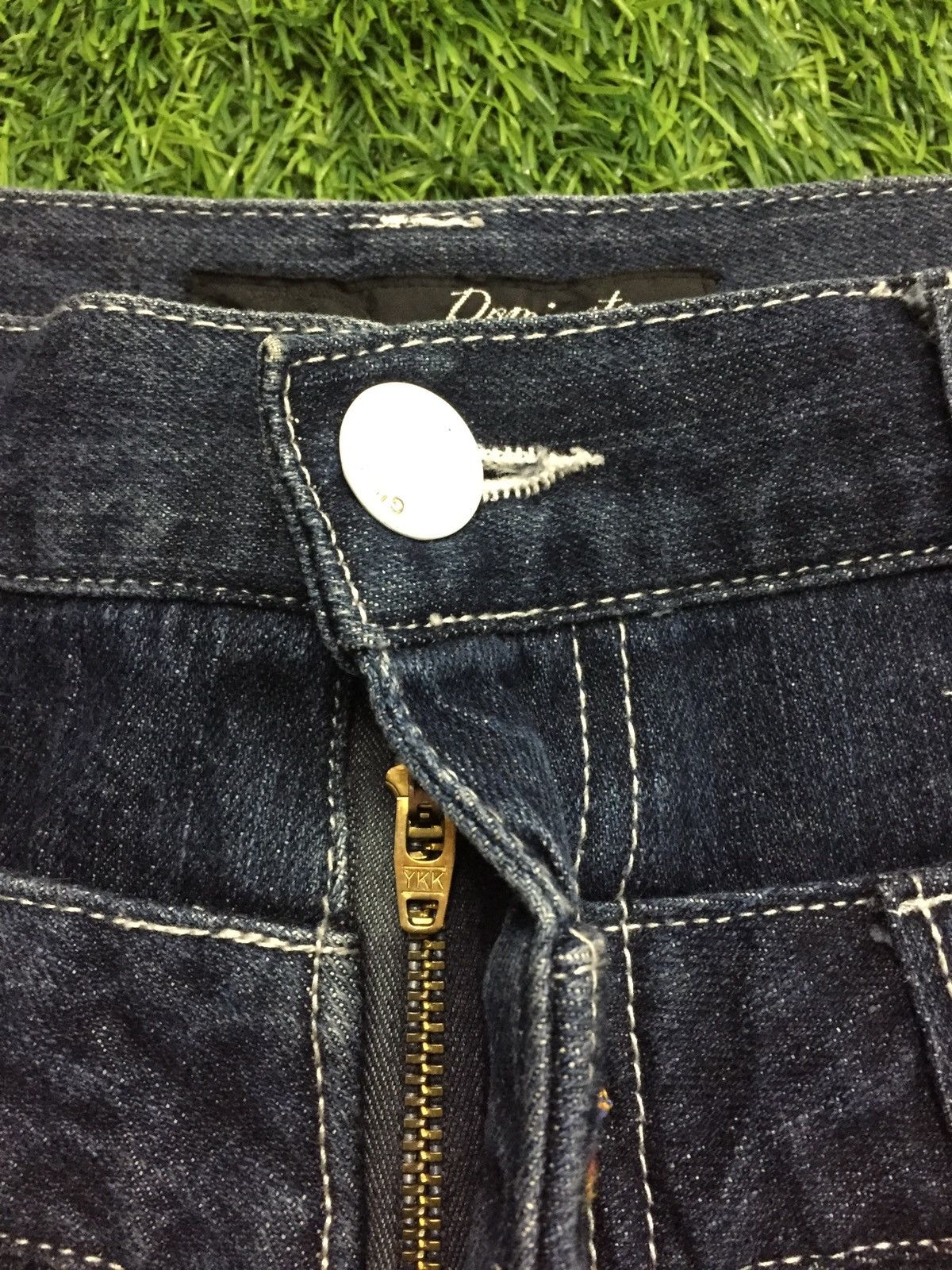 PPFM double waist dominate handcrafted punk style jeans Size US 32 / EU 48 - 11 Thumbnail