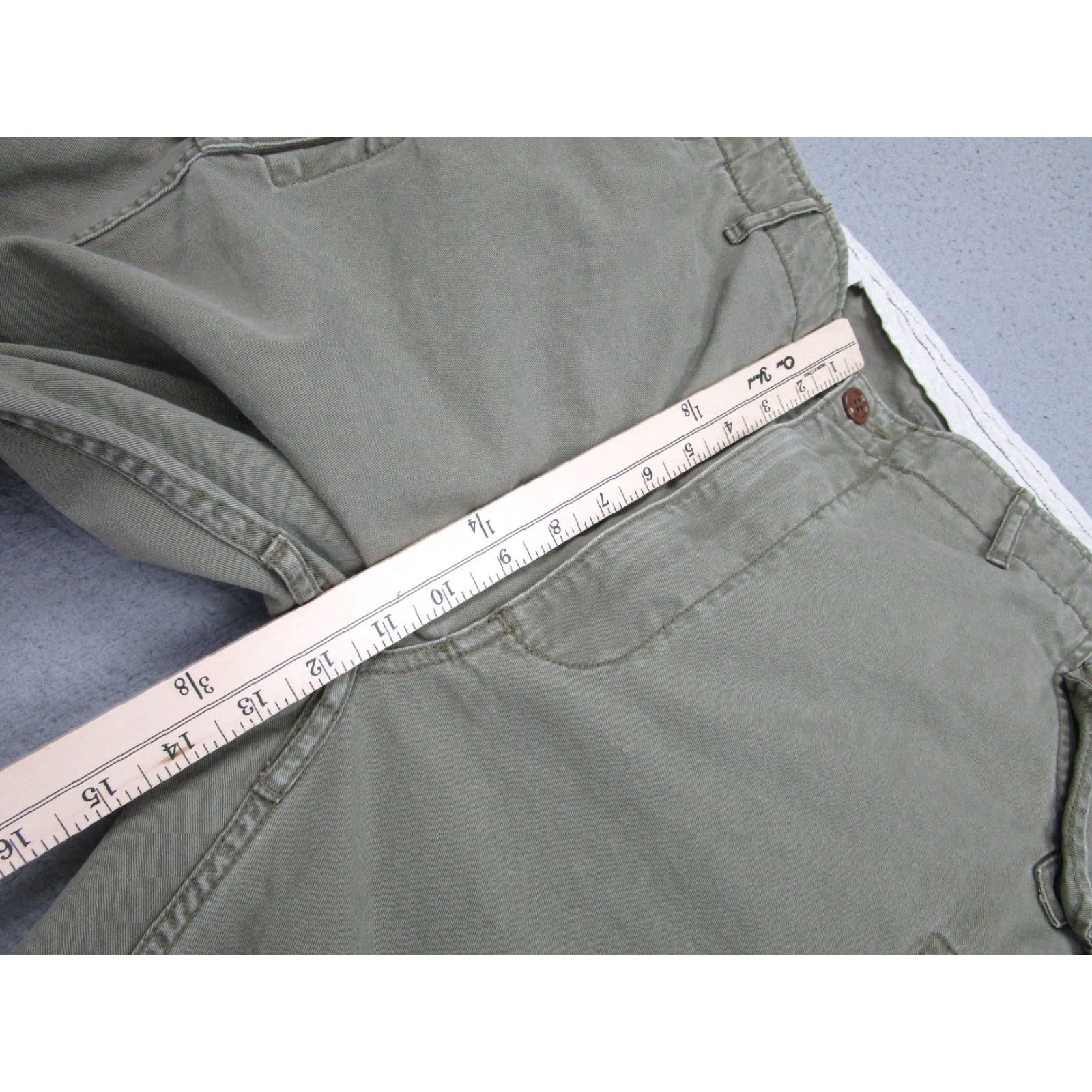 Polo Ralph Lauren VINTAGE Polo Ralph Lauren Cargo Pants Mens 46 Green Army Cut Off Paratrooper Grunge y2k Size US XXL / EU 58 / 5 - 5 Thumbnail