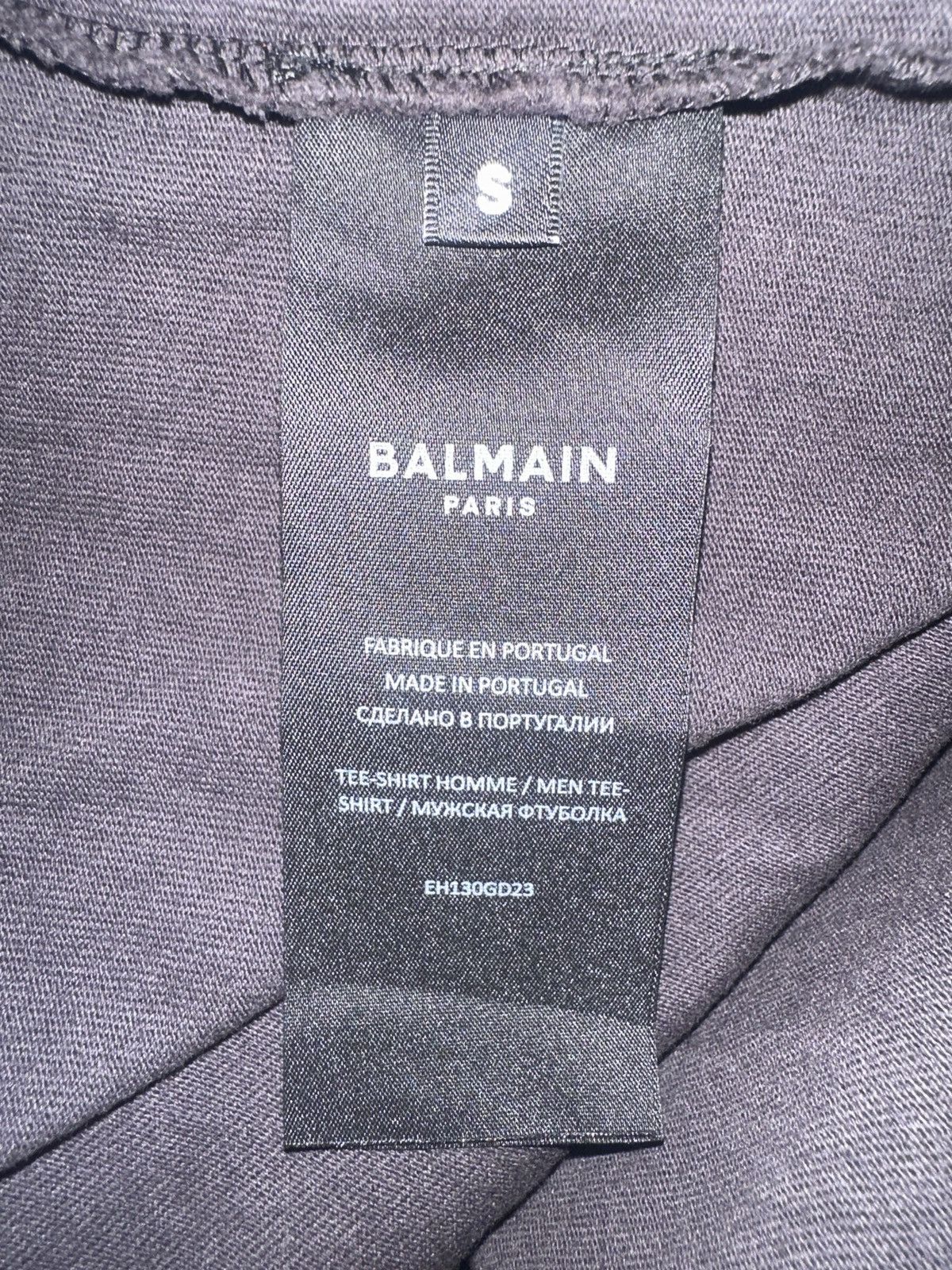 Balmain Western-style print cotton T-shirt Size US S / EU 44-46 / 1 - 4 Thumbnail