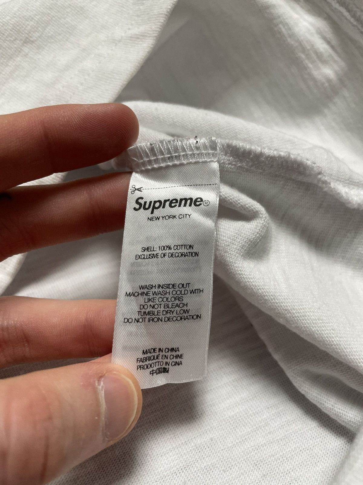 Supreme Supreme Old English White T-Shirt S/S 2024 Size US XL / EU 56 / 4 - 10 Thumbnail