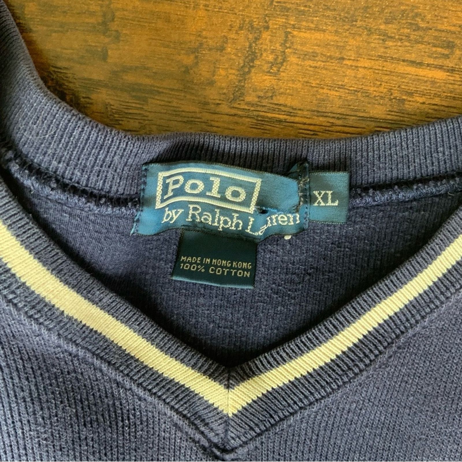 Polo Ralph Lauren Navy Polo RL Sweater Size US XL / EU 56 / 4 - 2 Thumbnail