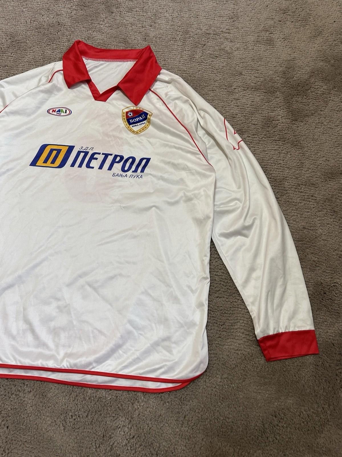 Native Naai Borac Banja Luka Bosnia LS Football Shirt Soccer Jersey Size US L / EU 52-54 / 3 - 4 Thumbnail