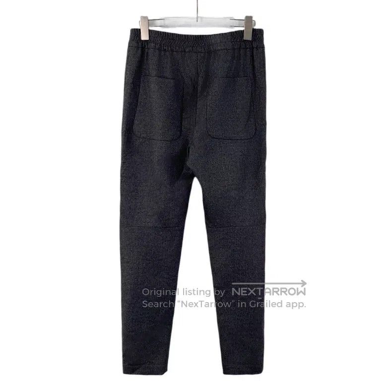 Brunello Cucinelli Brunello Cucinelli Dark gray beaded wool casual long pants Size US 26 / EU 42 - 2 Thumbnail